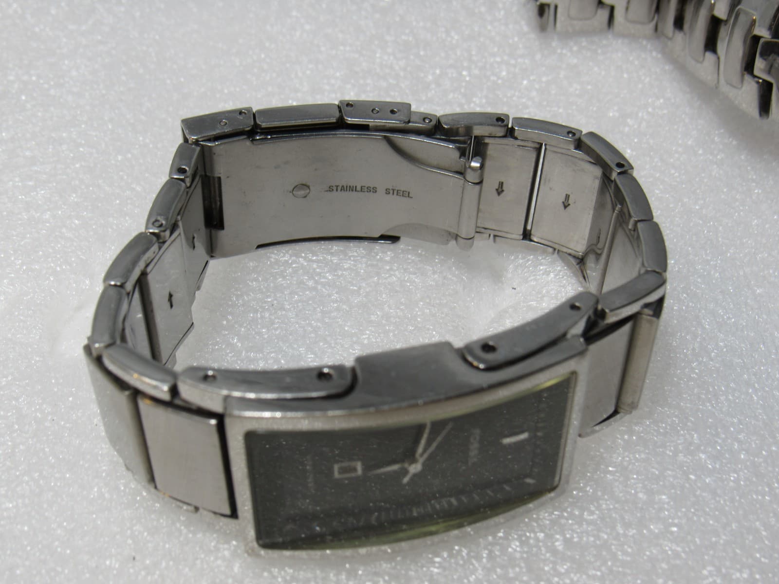 3 Vintage Mens Fossil / Seiko Wrist Watch Lot FS-3028 FS-2984 8620-5140 (i94j) - Thumbnail 9