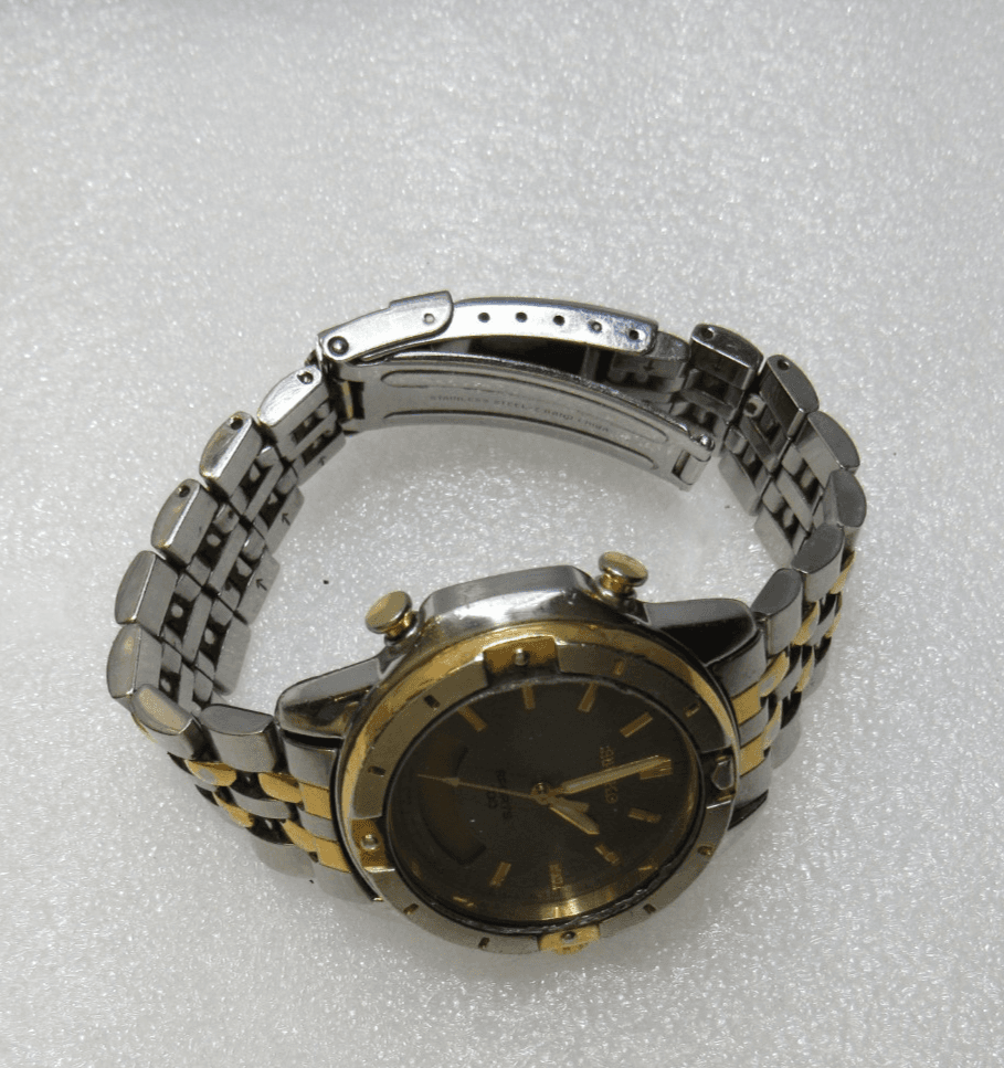 5 Vintage Mens Fossil / Seiko Wrist Watch Lot FS-4531 FS-4251 JR-9304 (i95j) - Thumbnail 15