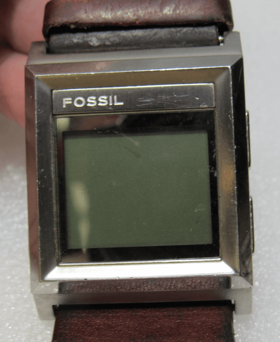 5 Vintage Mens Fossil / Seiko Wrist Watch Lot FS-4531 FS-4251 JR-9304 (i95j) - Thumbnail 10