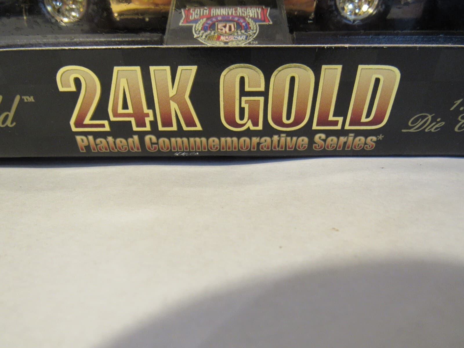1998 #38 ELTON SAWYER BARBASOL RACING CHAMPIONS 1/24 24K Gold Series J53K - Thumbnail 3
