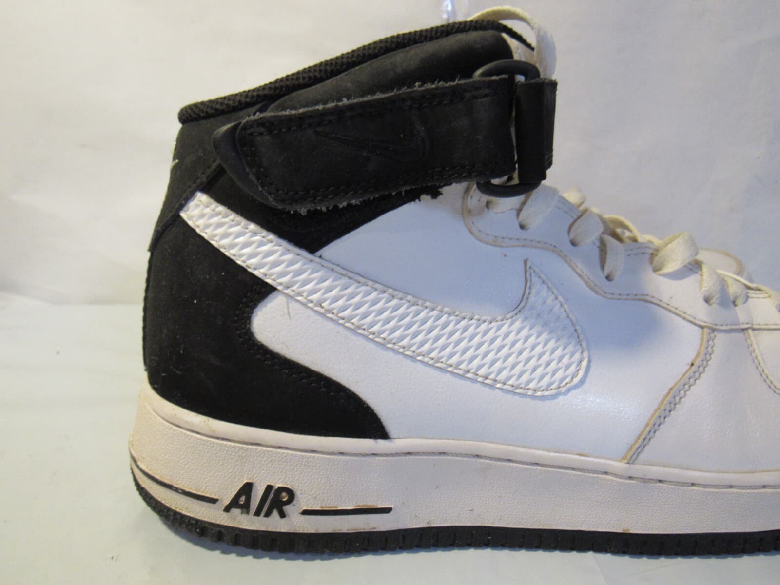 2014 Nike Air Force 1 Mid ‘07 White/Black 315123-124 Men's Size 13 A32M - Thumbnail 2
