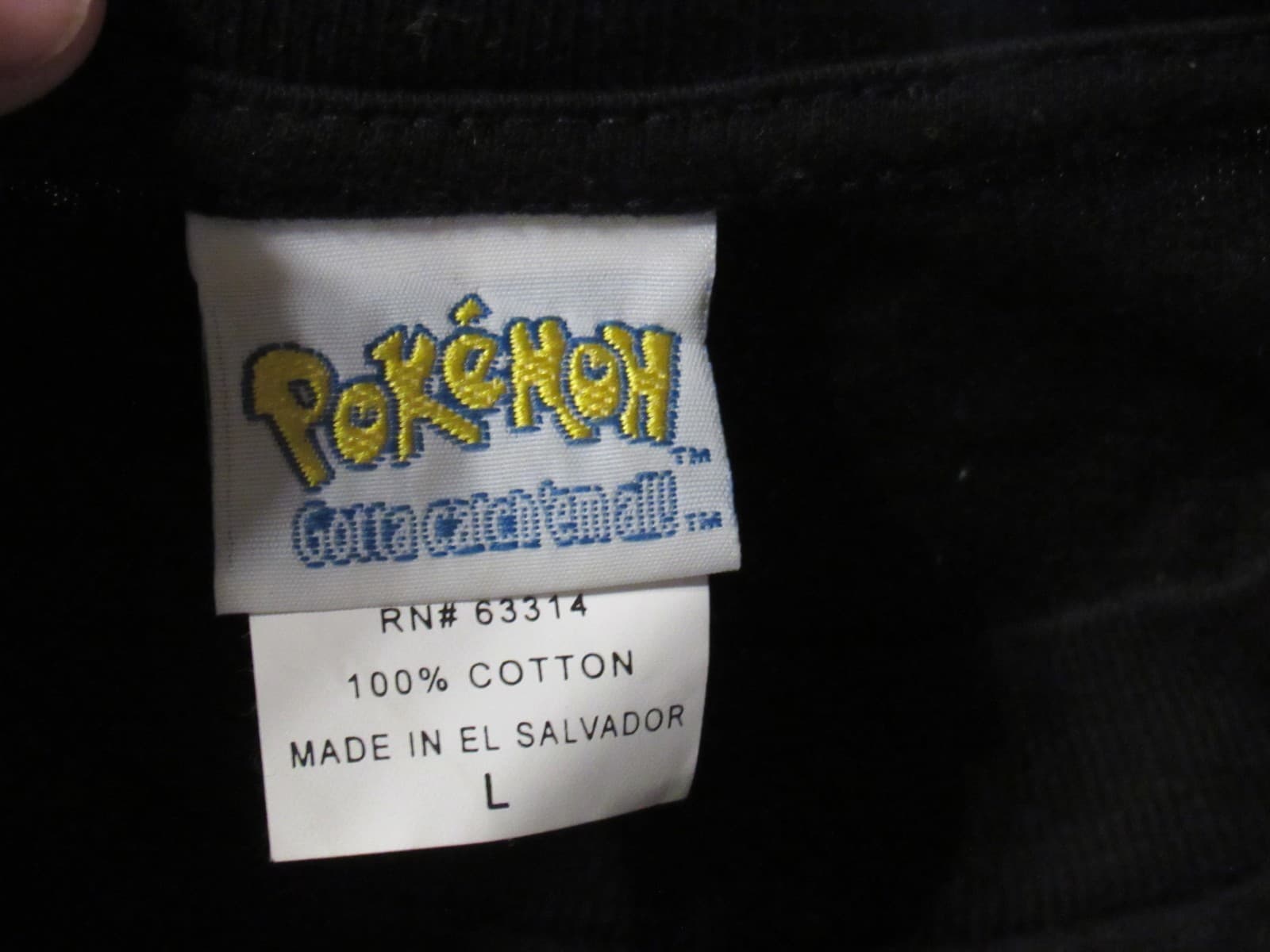Vintage Rare Pokemon Pikachu Double Sided T Shirt Unworn SZ Large (Y2JJ) - Thumbnail 7