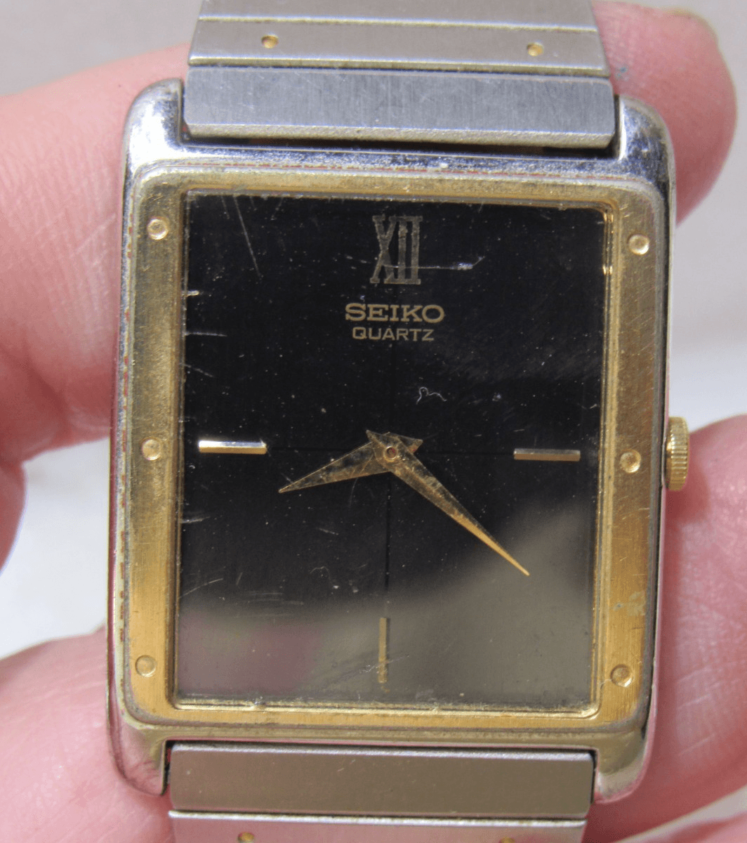 3 Vintage Mens Fossil / Seiko Wrist Watch Lot FS-3028 FS-2984 8620-5140 (i94j) - Thumbnail 5