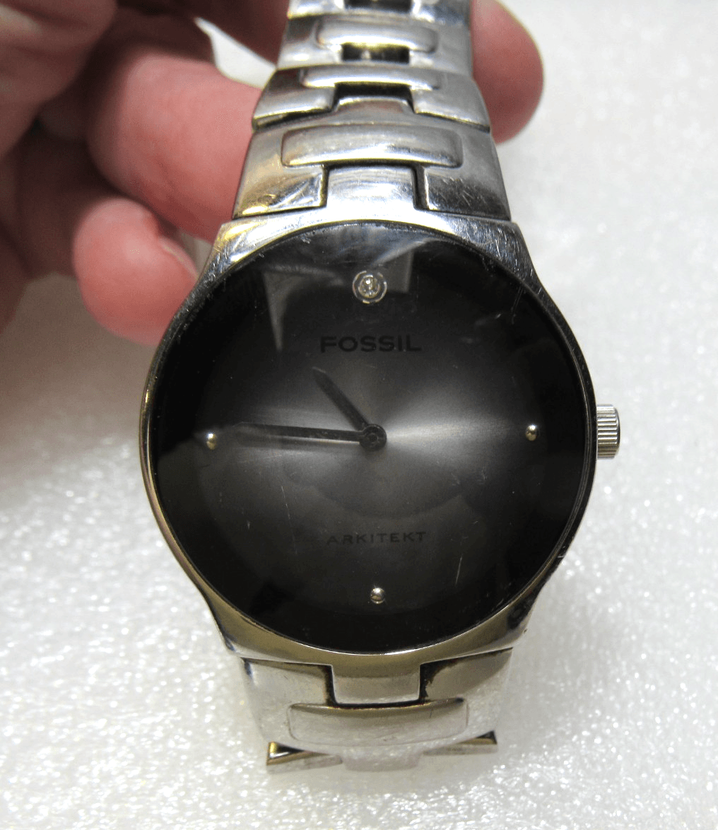 3 Vintage Mens Fossil / Seiko Wrist Watch Lot FS-3028 FS-2984 8620-5140 (i94j) - Thumbnail 15