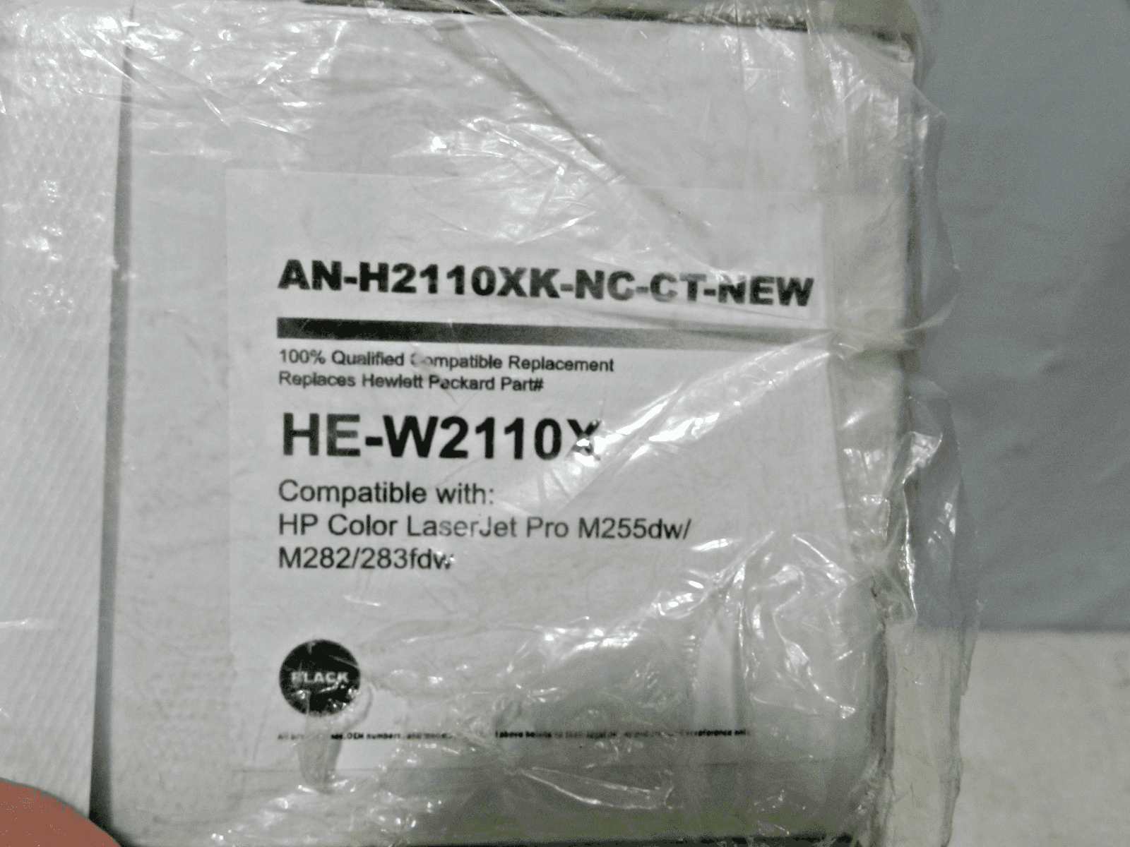 2 Pack HE W2110X Compatible Black Toner Cartridge HP Color LaserJet Pro (M44K) - Thumbnail 2