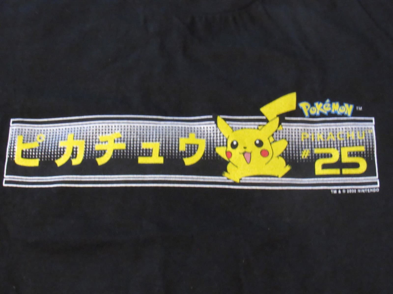 Vintage Rare Pokemon Pikachu Double Sided T Shirt Unworn SZ Large (Y2JJ) - Thumbnail 3
