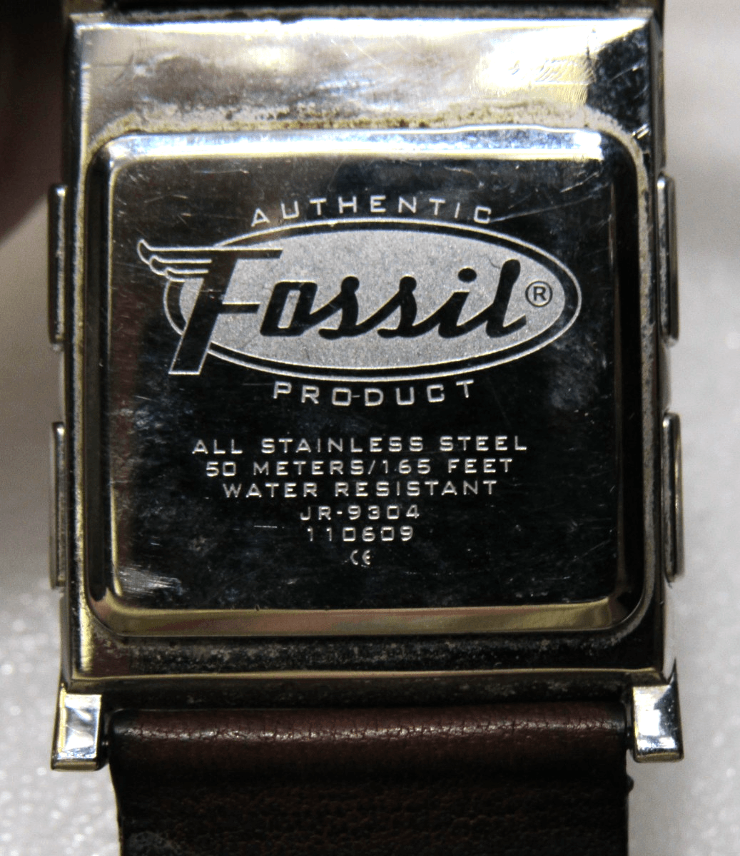 5 Vintage Mens Fossil / Seiko Wrist Watch Lot FS-4531 FS-4251 JR-9304 (i95j) - Thumbnail 11