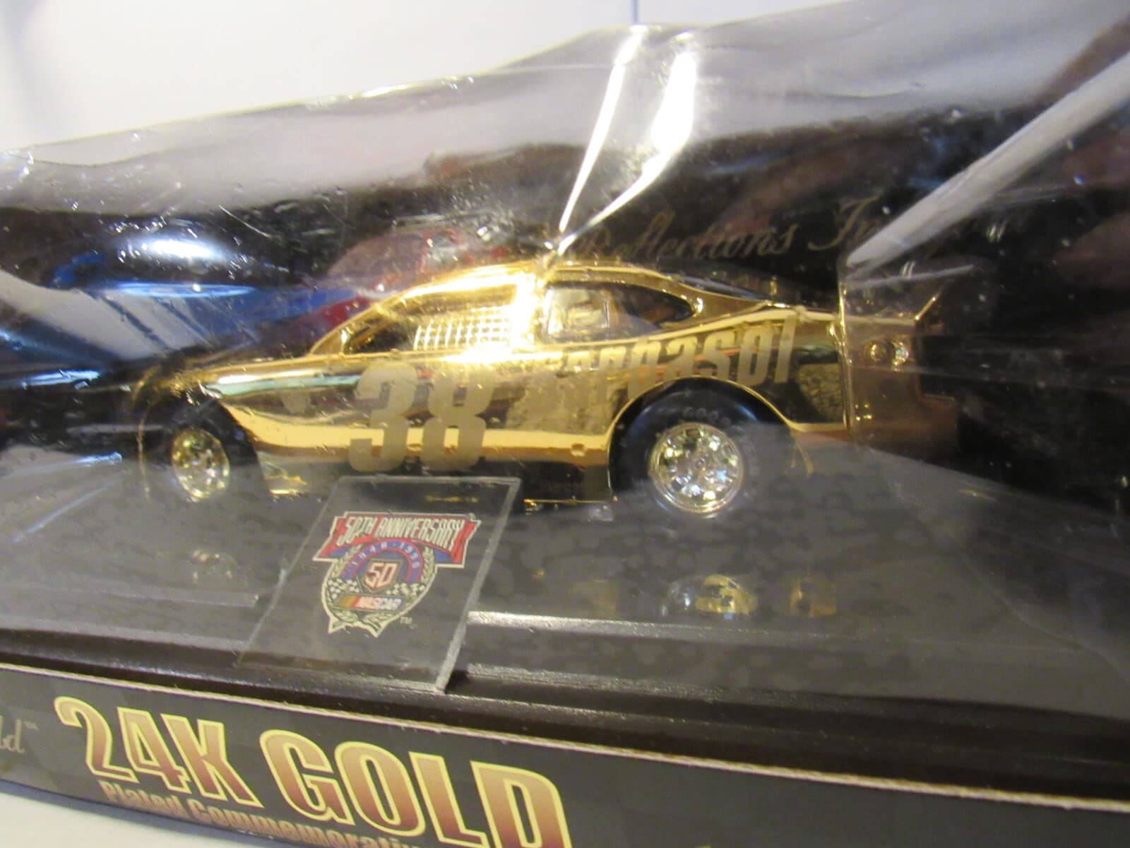 1998 #38 ELTON SAWYER BARBASOL RACING CHAMPIONS 1/24 24K Gold Series J53K - Thumbnail 7