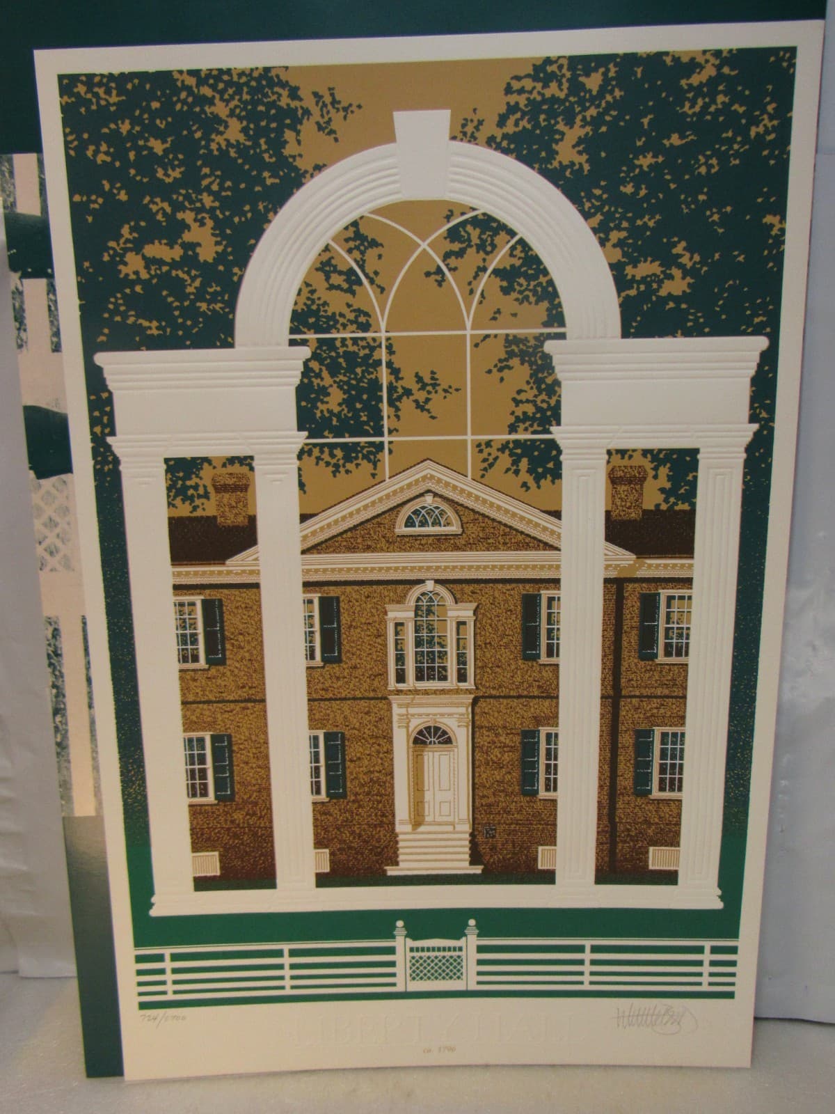 Stephan Whittle Etched Prints “Liberyt Hall & White Hall ” Signed Numbered Y5J - Thumbnail 16