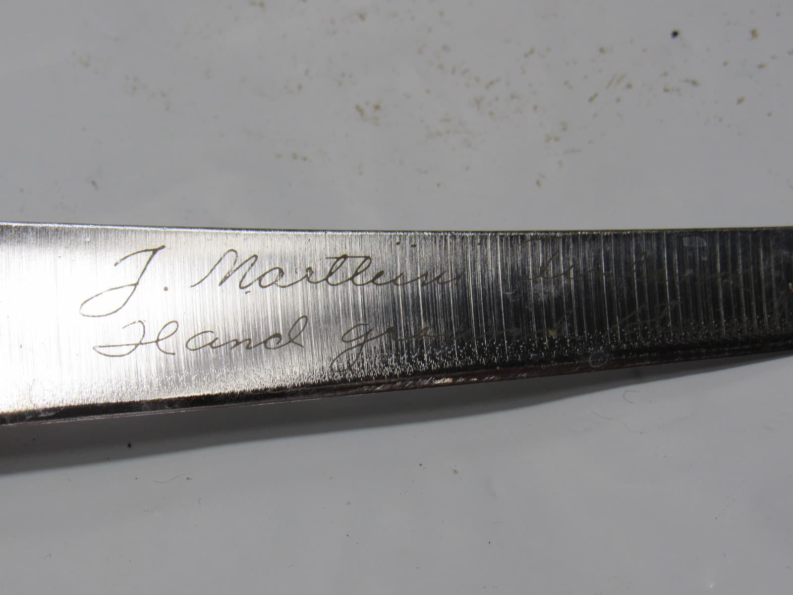 Vintage J Marttiini Made In Finland 6" Blade Filet Knife Leather Sheath (T66JJ - Thumbnail 2