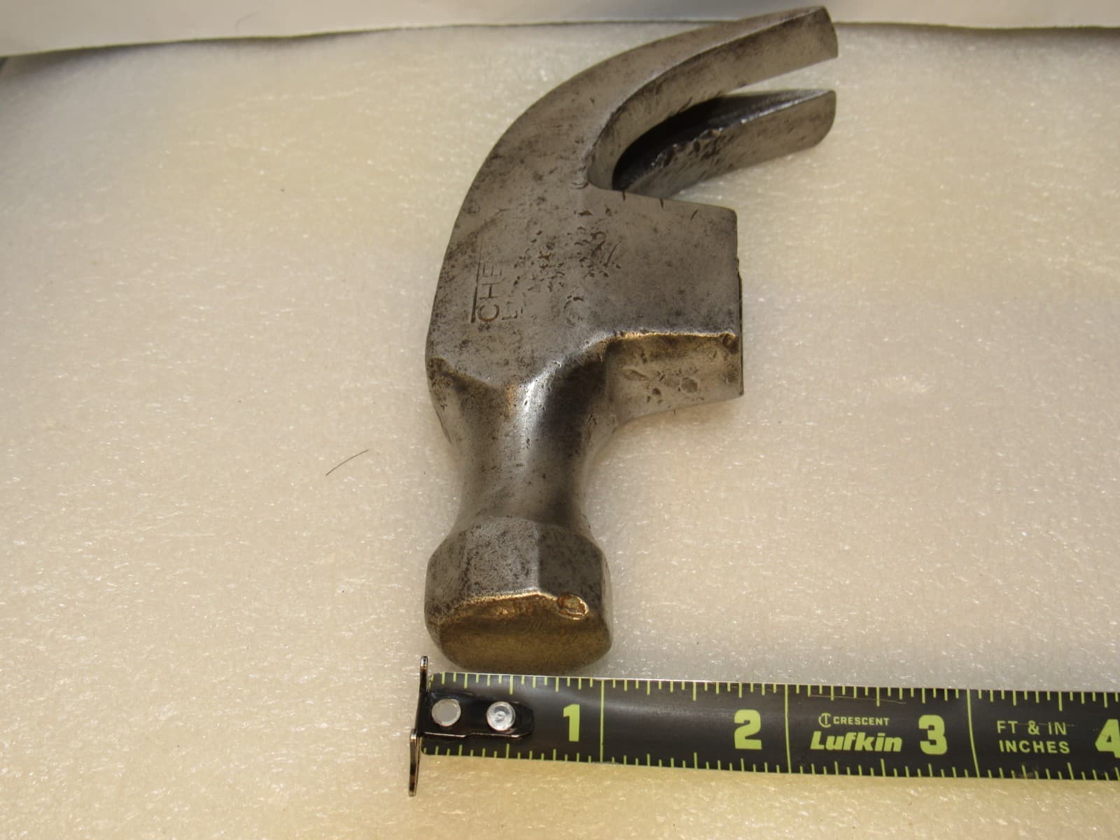 Vintage Cheney Nail Holding Curved Claw Hammer Head 1 lb. V5S - Thumbnail 9