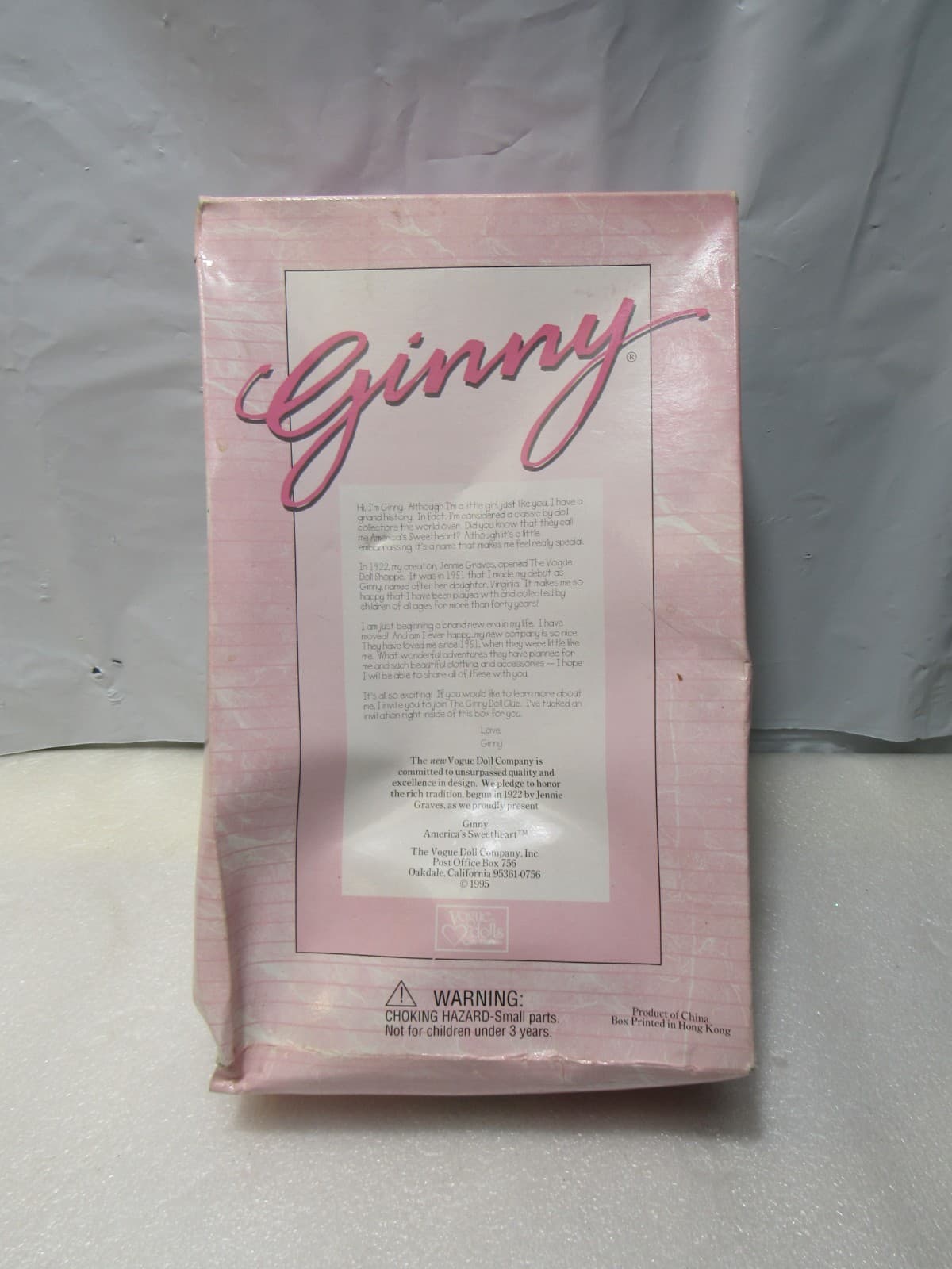 Vintage 8" Vogue Ginny Doll School Days 1995 African American in Box (U99J) - Thumbnail 5