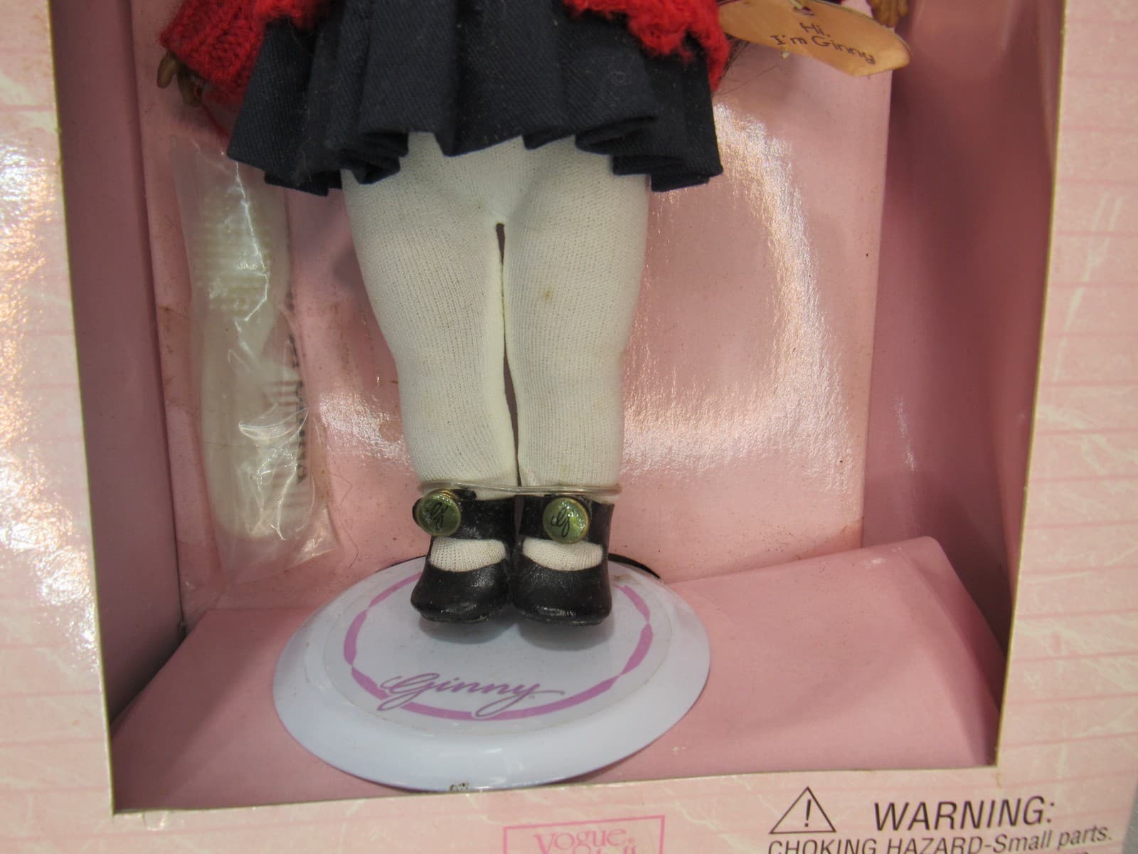 Vintage 8" Vogue Ginny Doll School Days 1995 African American in Box (U99J) - Thumbnail 3