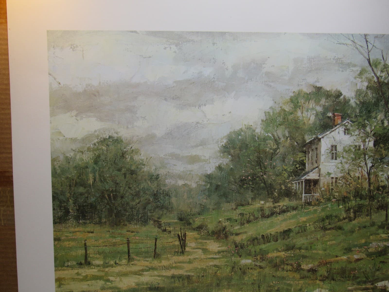 VTG Signed John Michael Carter Picture Art Print Taylor County May Kentucky Y7J - Thumbnail 7