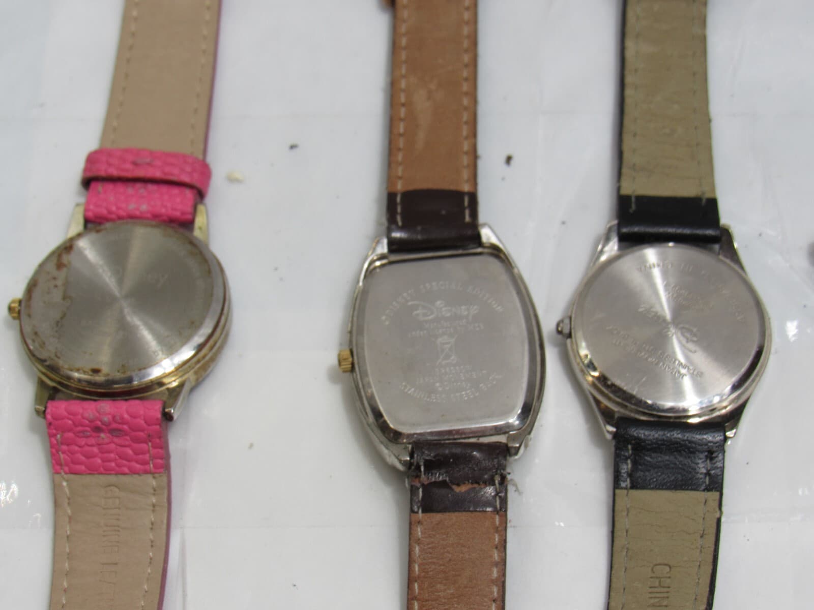 8 Disney Mickey & Minnie Mouse Mixed Untested Quartz Watches (K36K) - Thumbnail 6
