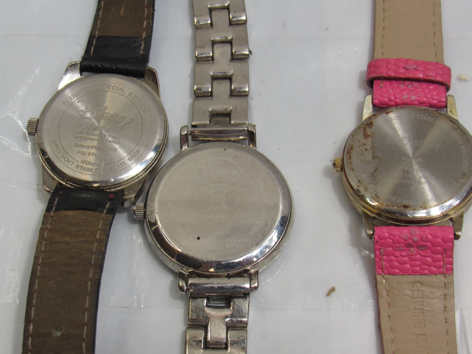 8 Disney Mickey & Minnie Mouse Mixed Untested Quartz Watches (K36K) - Thumbnail 7