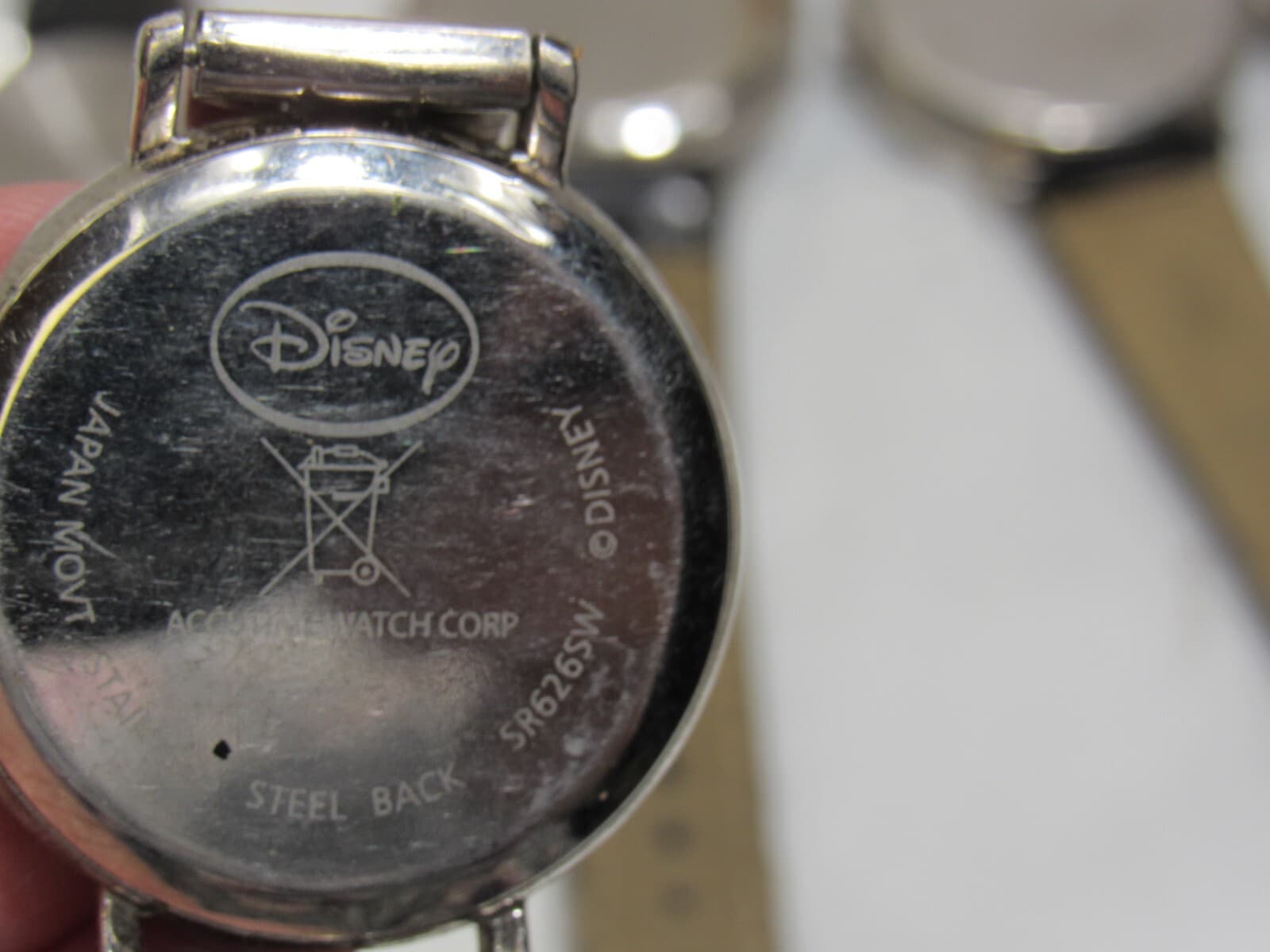 8 Disney Mickey & Minnie Mouse Mixed Untested Quartz Watches (K36K) - Thumbnail 9
