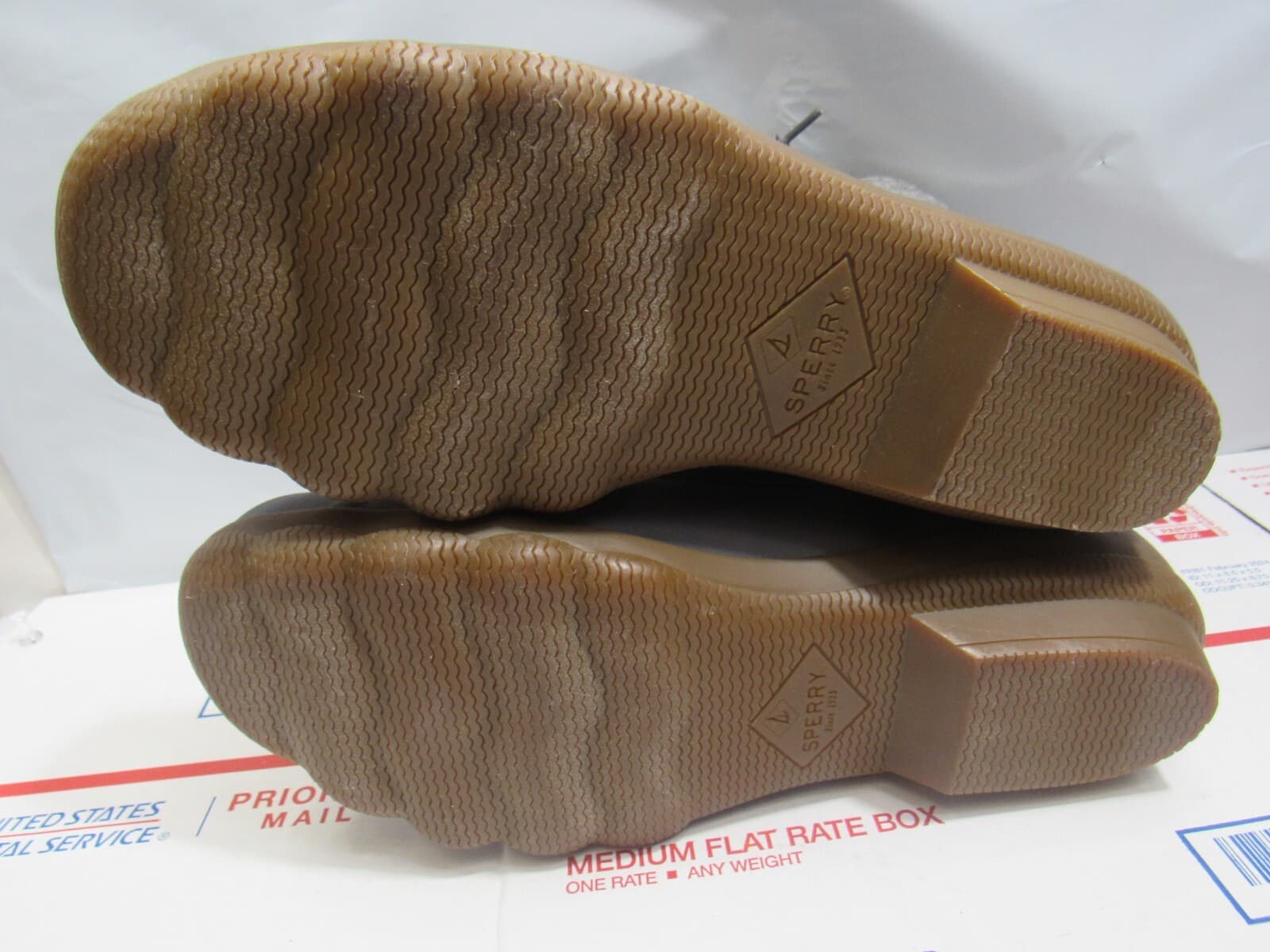 Sperry Women's Gulf Wool Quilt Duck Boot STS85656 Grey Sz 7.5 M (L9) - Thumbnail 7