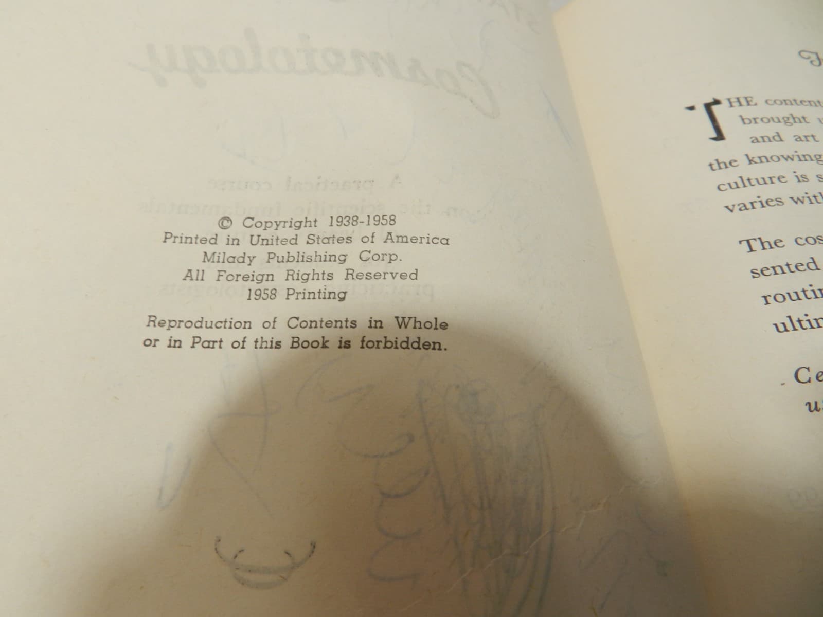 Standard Textbook of Cosmetology Professional Beauty College Hardcover 1958 C33K - Thumbnail 8