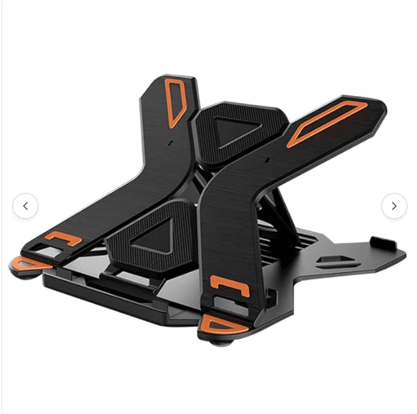 Ice Coorel Lightweight Laptop Adjustable Rotating Stand Black/Orange B79M - Thumbnail 10