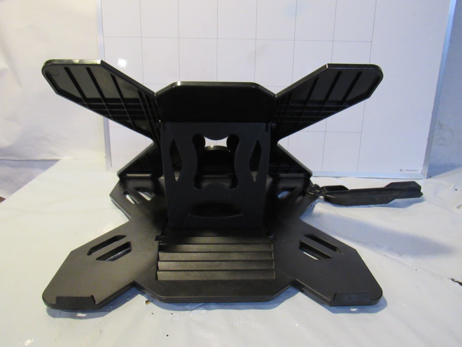 Ice Coorel Lightweight Laptop Adjustable Rotating Stand Black/Orange B79M - Thumbnail 6