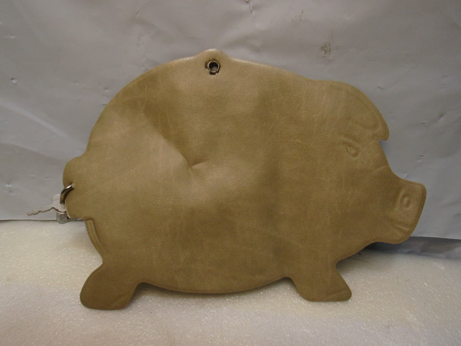 Vintage Royal Gifts Expandable Vinyl Piggy Bank with Lock and Key V16J - Thumbnail 2