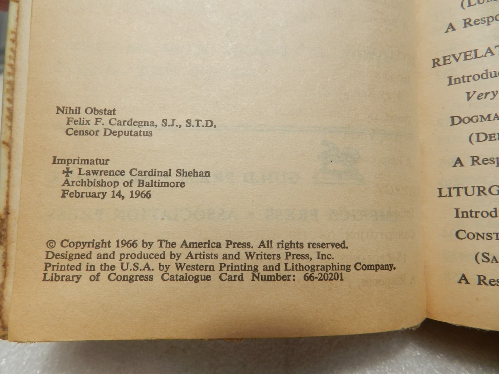 The Documents of Vatican II, Walter M. Abbott,S.J. Hardback 1966 (C35K) - Thumbnail 5