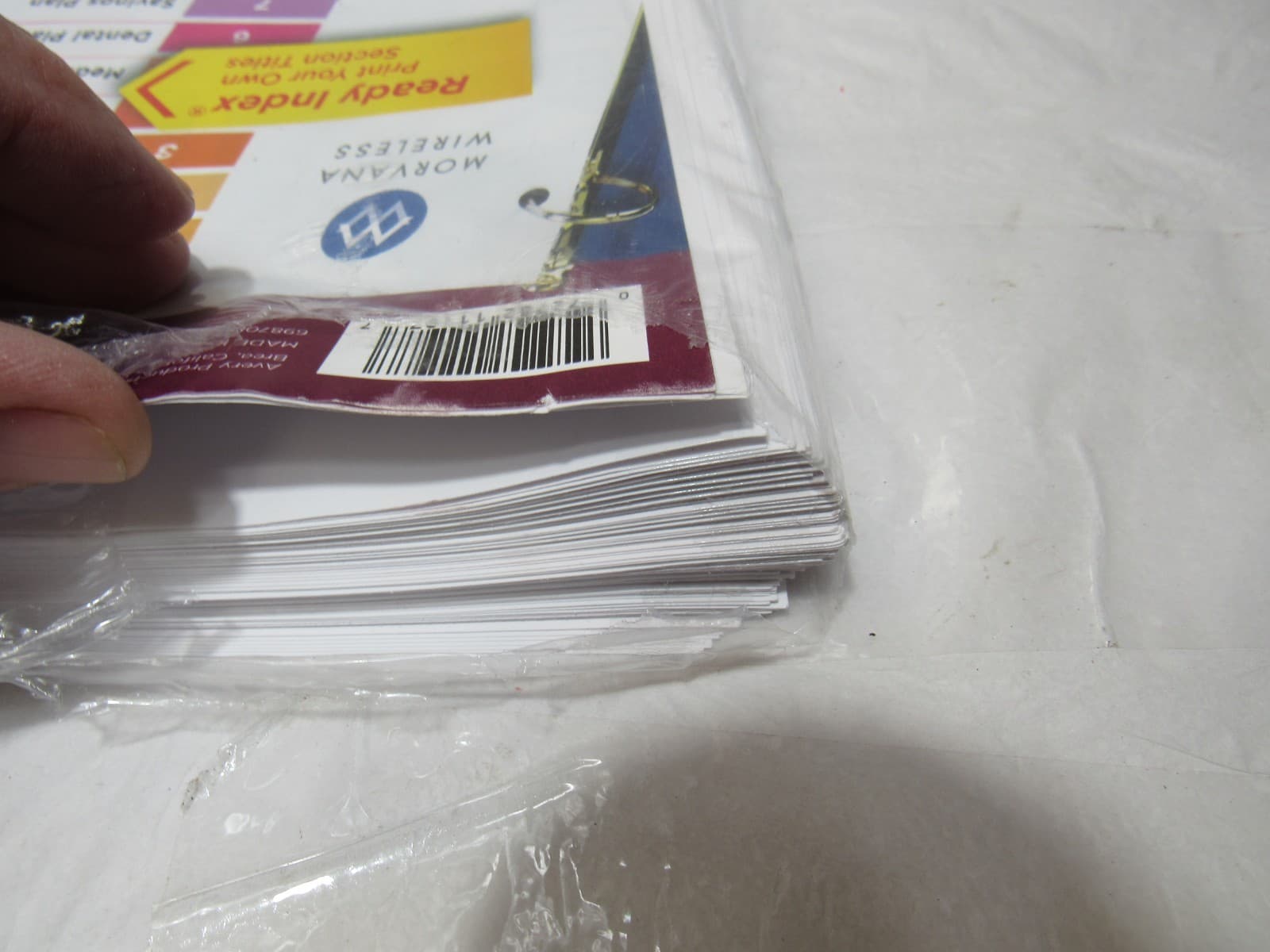 Avery 11197 11" x 8.5" 15-Tab 1-15 TOC Dividers Multi Tabs/White (6/PK) (S25K) - Thumbnail 8