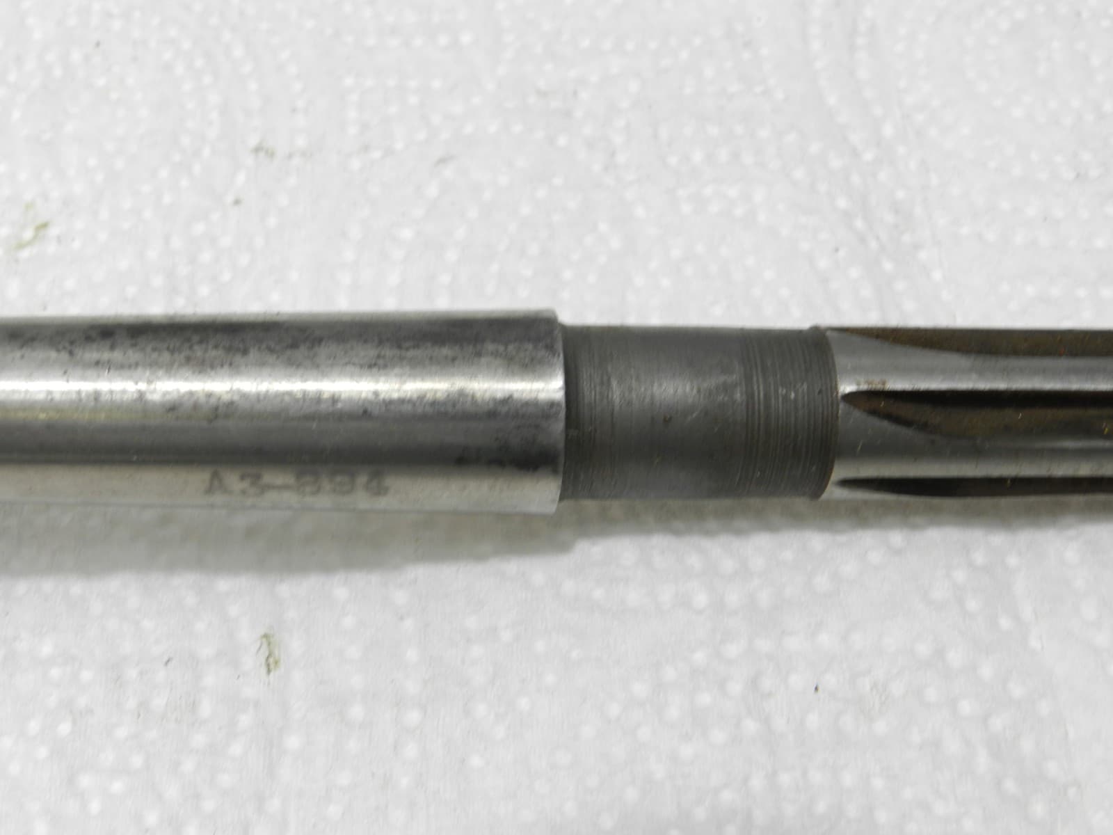 Hyper 5/8 O. D. Hand Reamer Straight Shank Spiral Flute 8 flutes (C43JJ) - Thumbnail 3