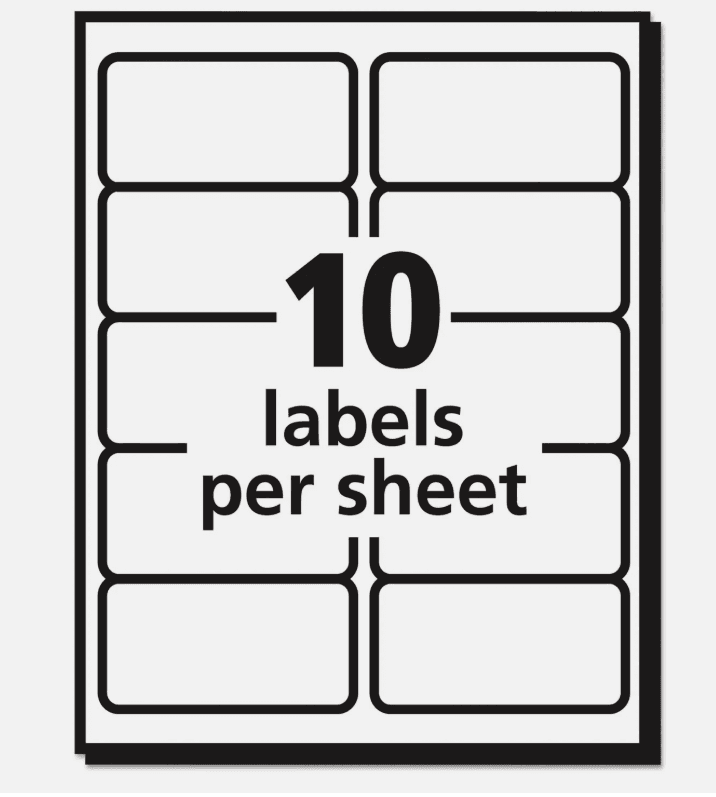 Avery Shipping Labels TrueBlock Technology Inkjet 2 x 4 White 250/Pack 8163 (S22 - Thumbnail 6