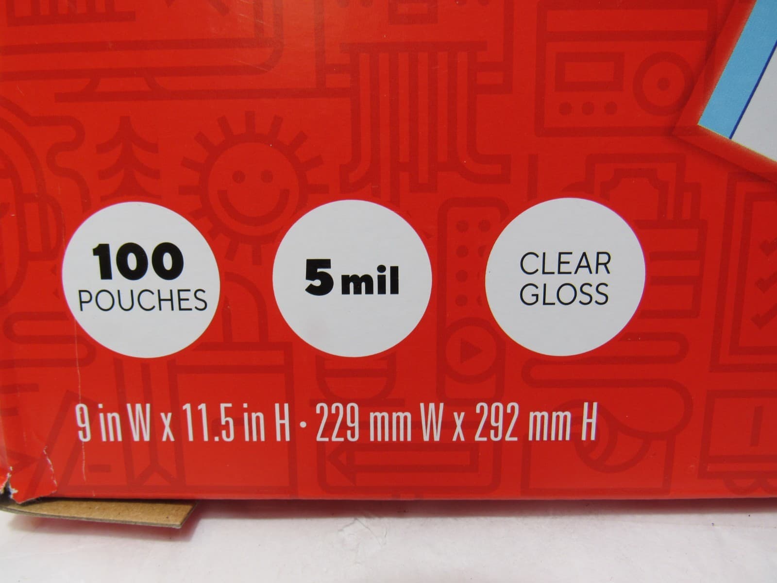 Staples 5 mil Thermal Laminating Pouches Letter Size 100 pack (S19K) - Thumbnail 3
