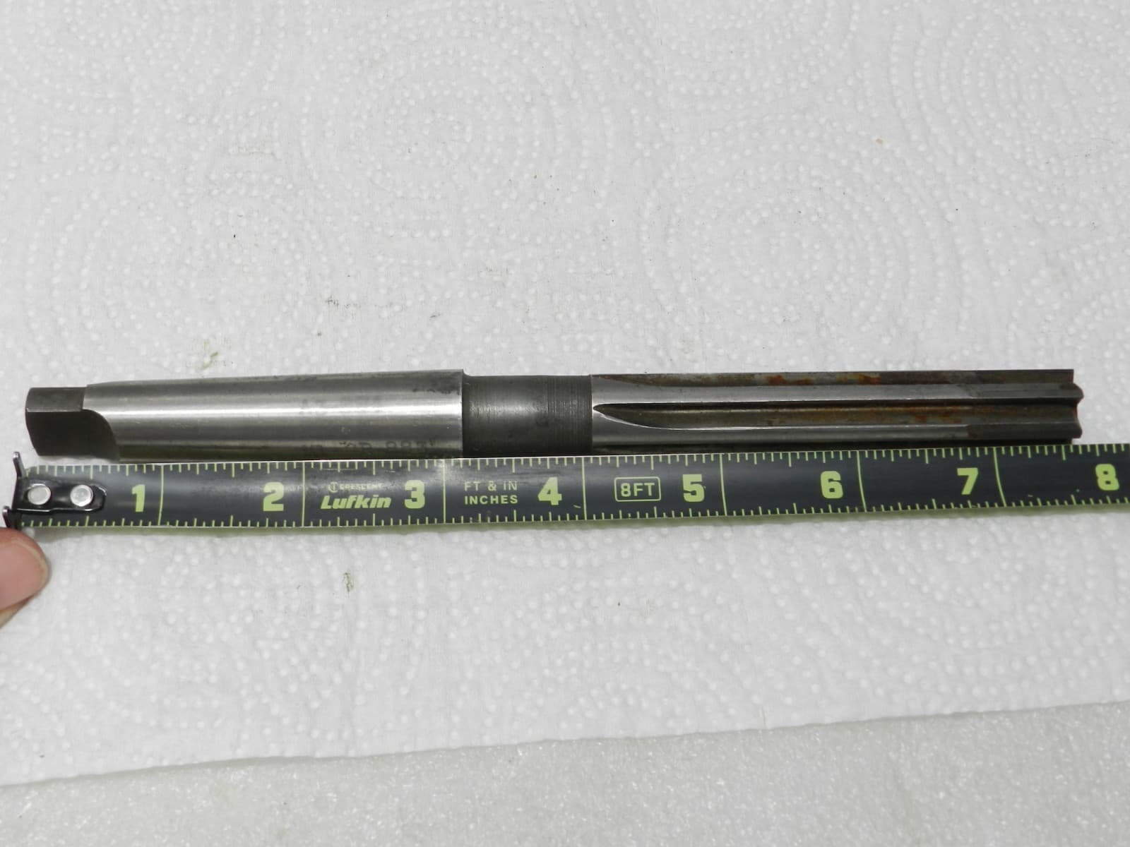 Hyper 5/8 O. D. Hand Reamer Straight Shank Spiral Flute 8 flutes (C43JJ) - Thumbnail 6