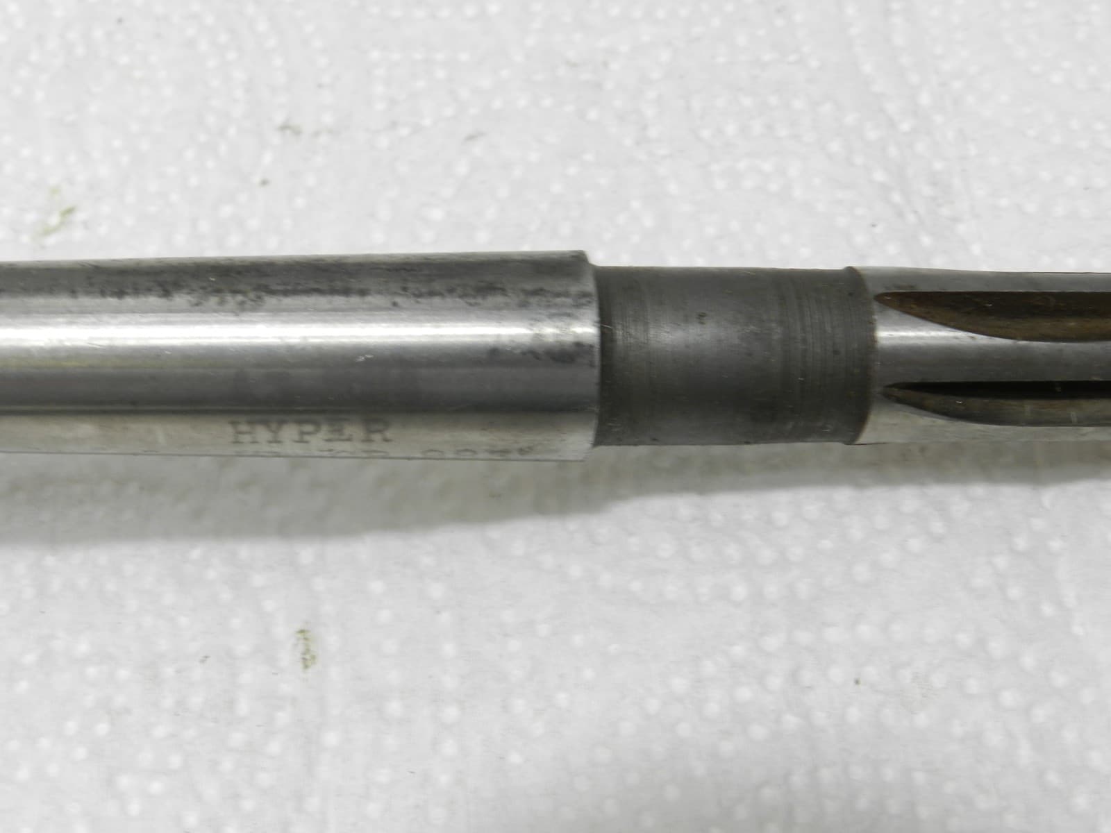 Hyper 5/8 O. D. Hand Reamer Straight Shank Spiral Flute 8 flutes (C43JJ) - Thumbnail 2