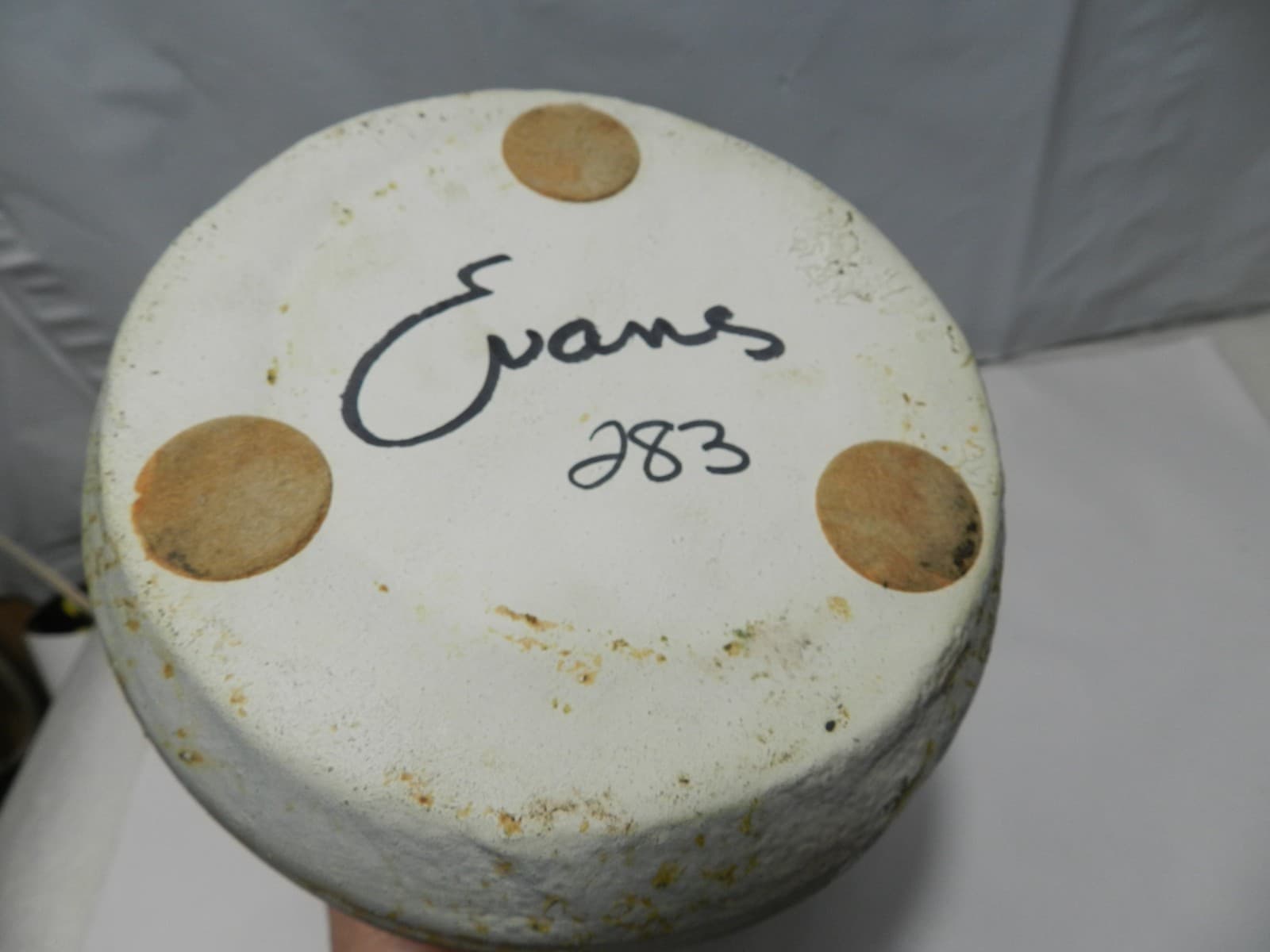 Vintage Tony Evans Vase Raku Ancient Sands Coll. 8.5” Signed Square Top Z72 - Thumbnail 6