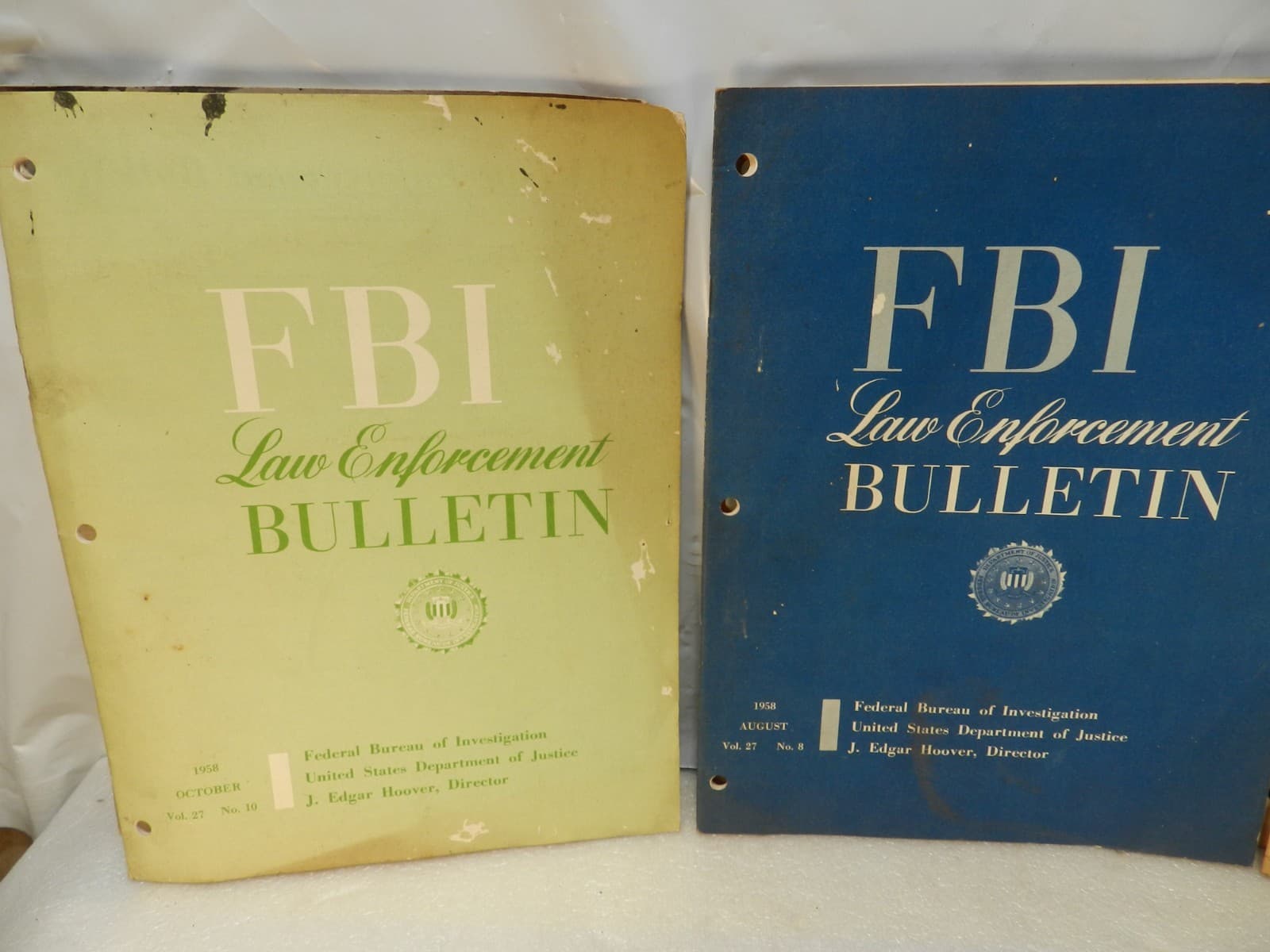6 FBI Law Enforcement Bulletin 1958 Hoover Director (Y15JJ) - Thumbnail 8