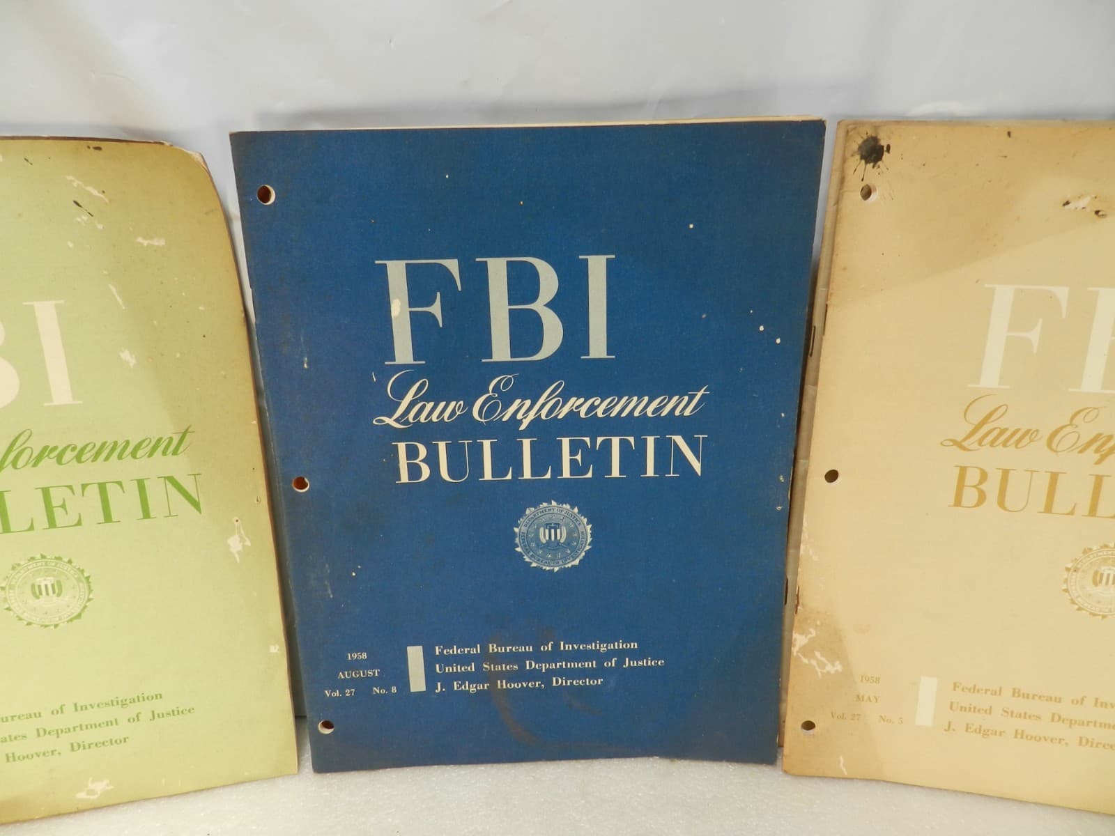 6 FBI Law Enforcement Bulletin 1958 Hoover Director (Y15JJ) - Thumbnail 9