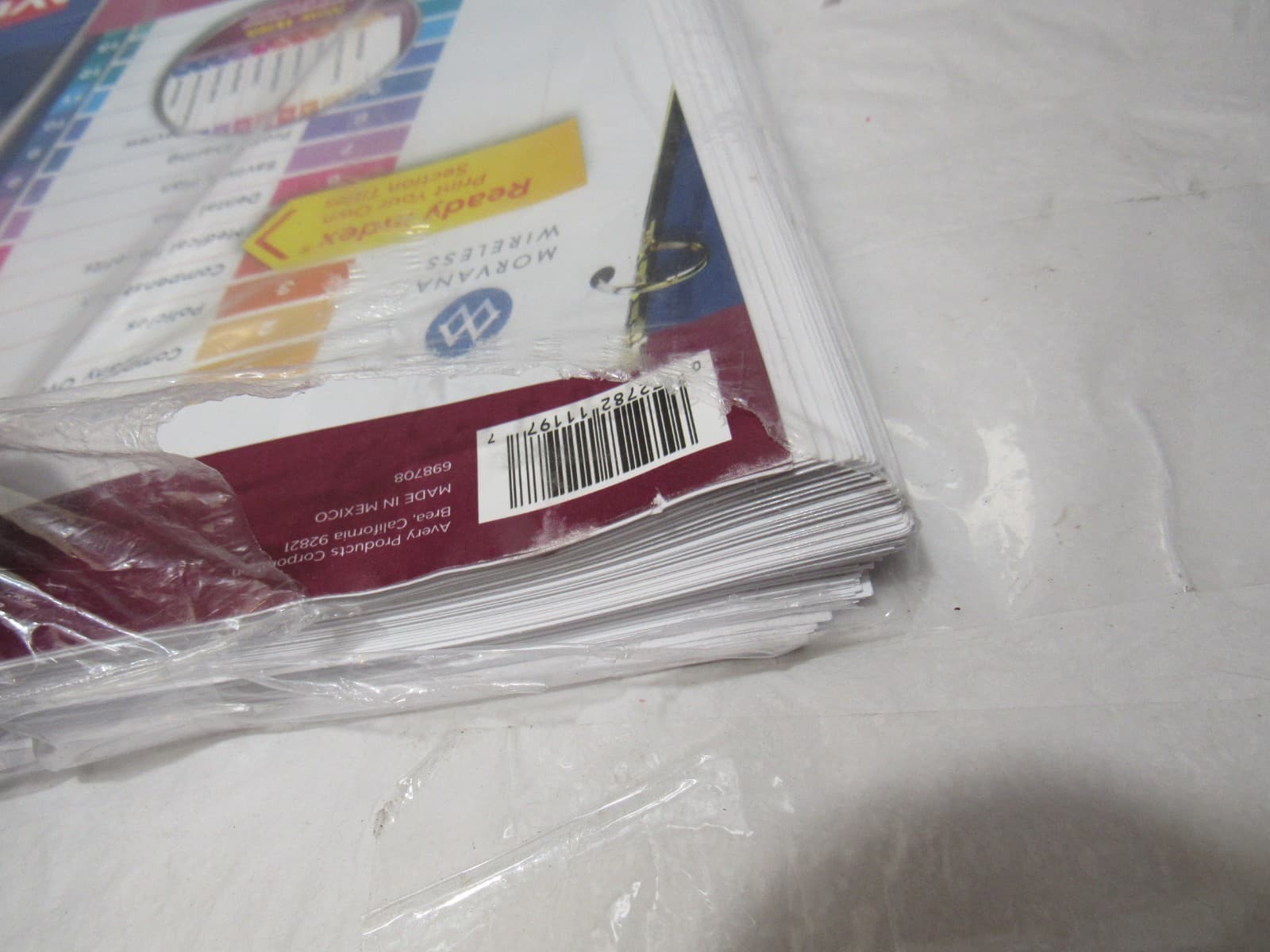 Avery 11197 11" x 8.5" 15-Tab 1-15 TOC Dividers Multi Tabs/White (6/PK) (S25K) - Thumbnail 7