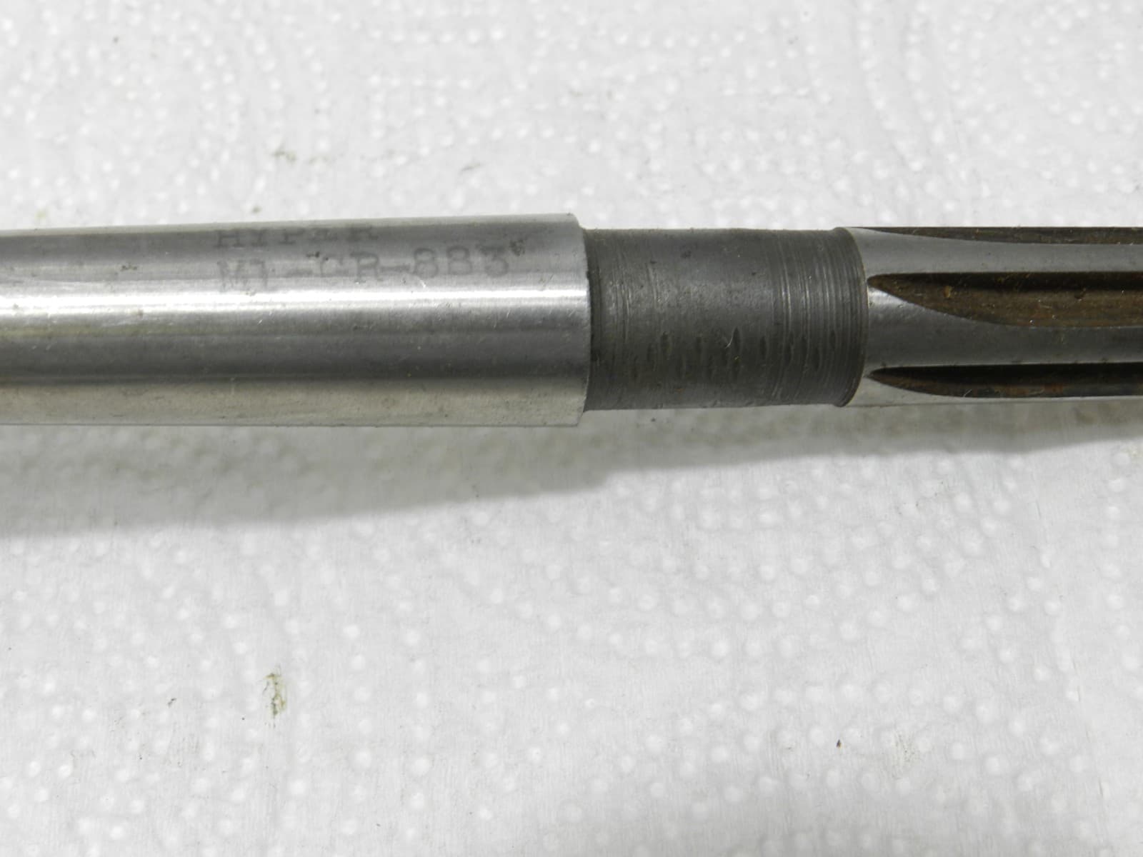 Hyper 5/8 O. D. Hand Reamer Straight Shank Spiral Flute 8 flutes (C43JJ) - Thumbnail 4