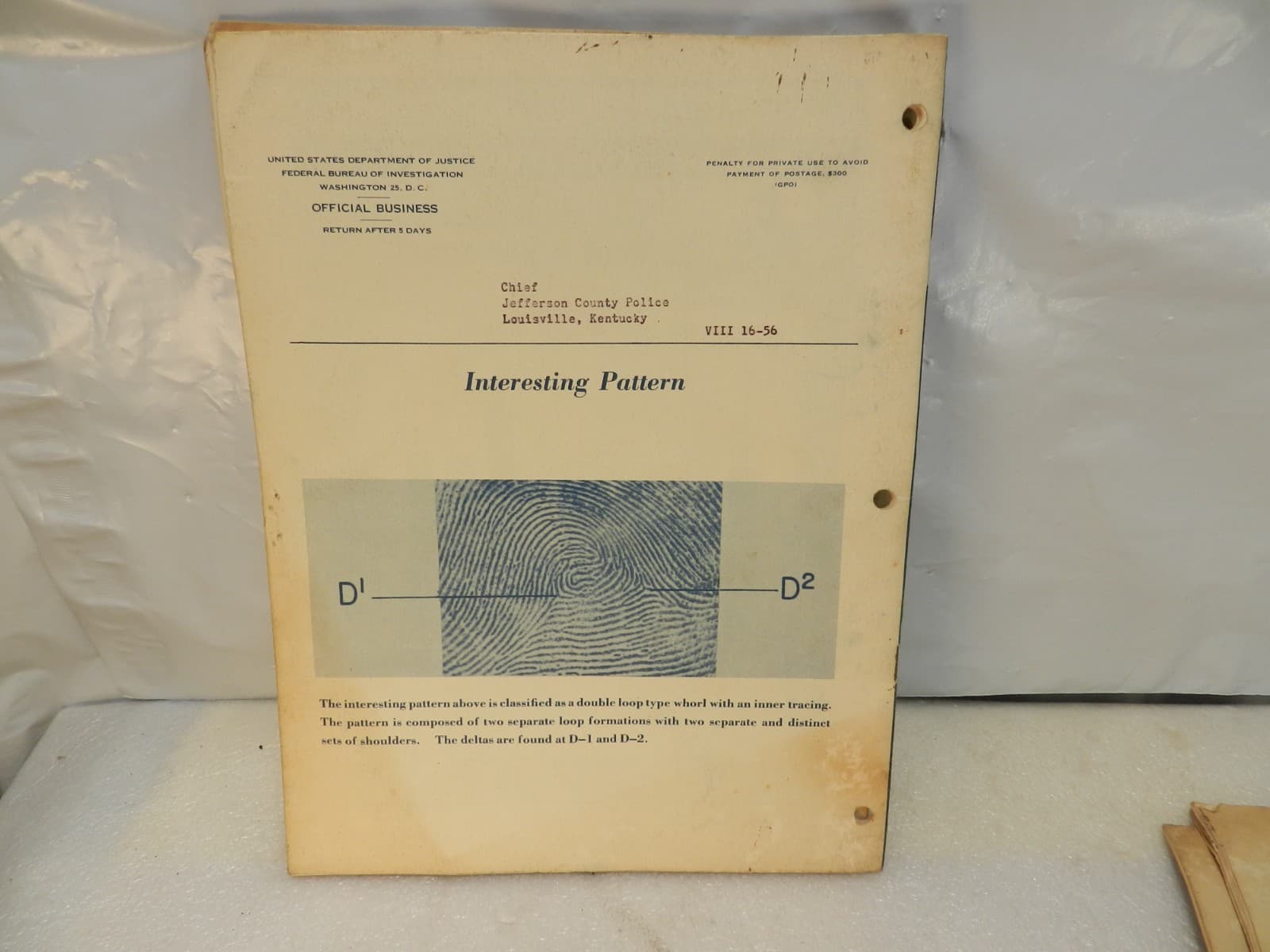 6 FBI Law Enforcement Bulletin 1958 Hoover Director (Y15JJ) - Thumbnail 17
