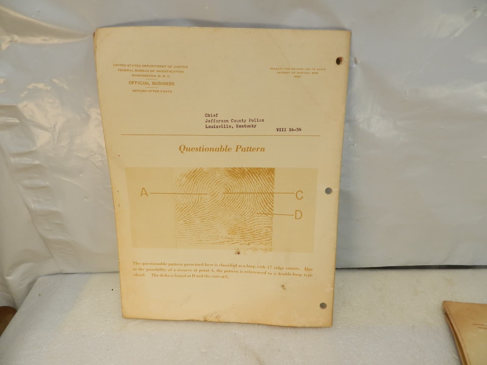 6 FBI Law Enforcement Bulletin 1958 Hoover Director (Y15JJ) - Thumbnail 19