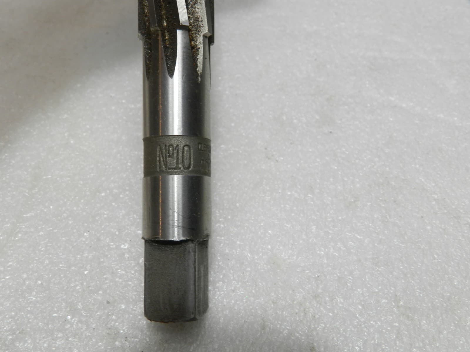 CLEVELAND No.10 Spiral Fluke TAPER PIN REAMER 5/8 Shank No659 Square Shank C36JJ - Thumbnail 4