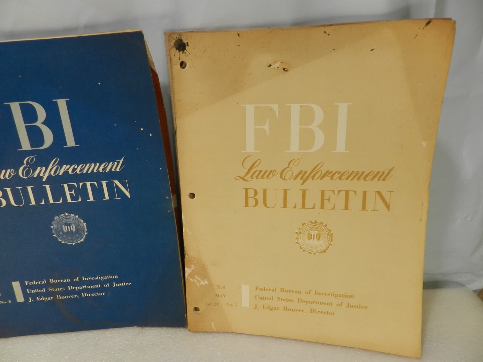 6 FBI Law Enforcement Bulletin 1958 Hoover Director (Y15JJ) - Thumbnail 10