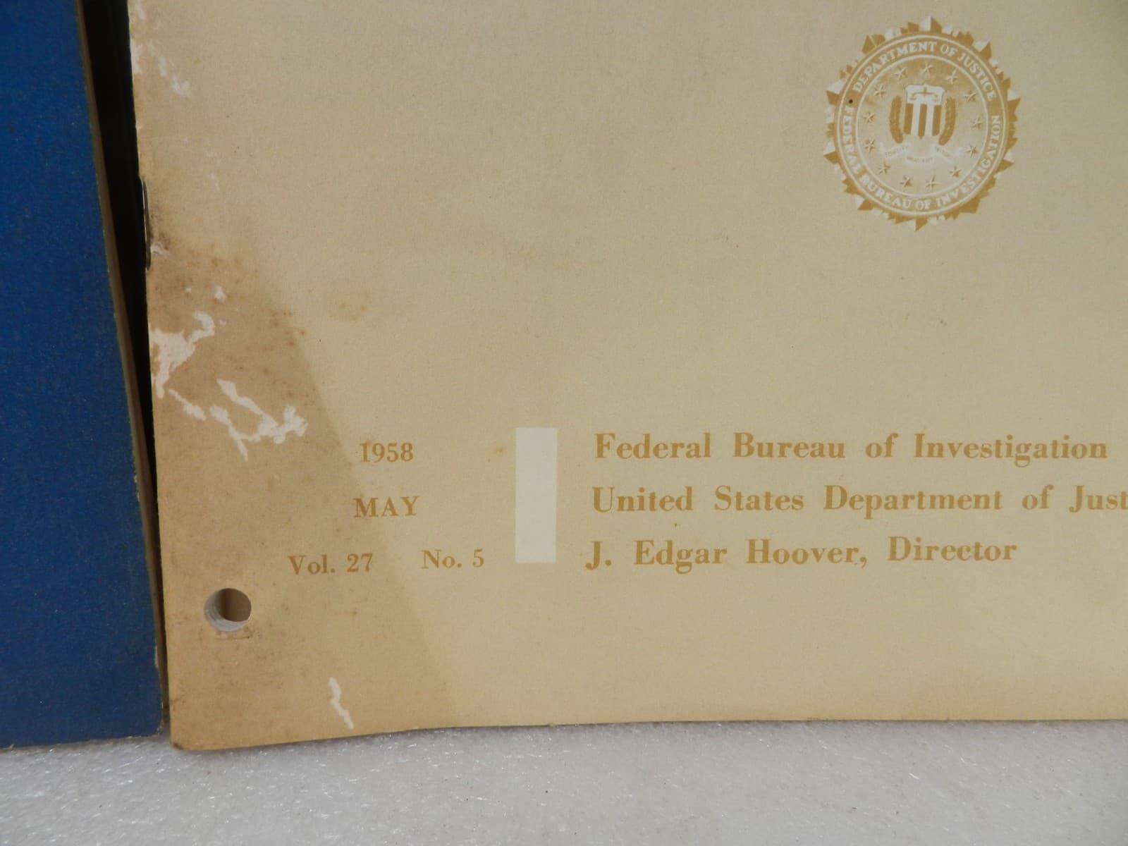 6 FBI Law Enforcement Bulletin 1958 Hoover Director (Y15JJ) - Thumbnail 13