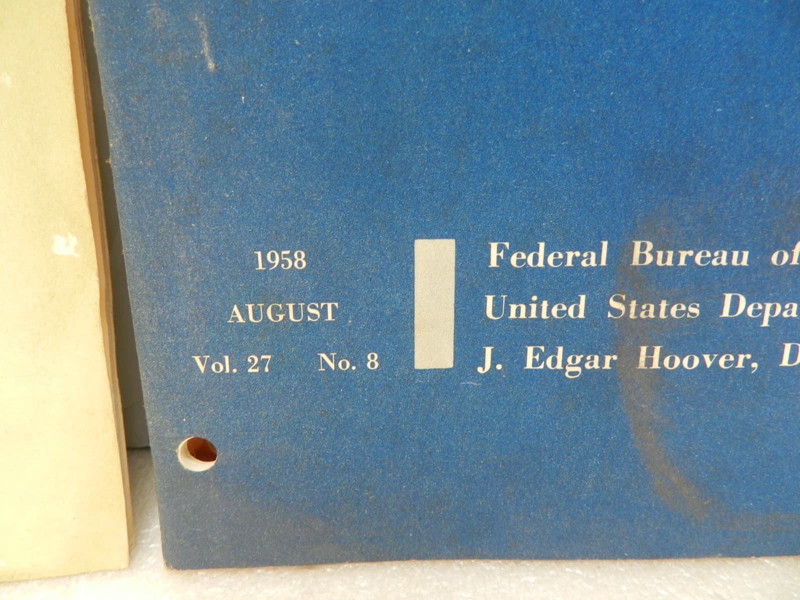 6 FBI Law Enforcement Bulletin 1958 Hoover Director (Y15JJ) - Thumbnail 12