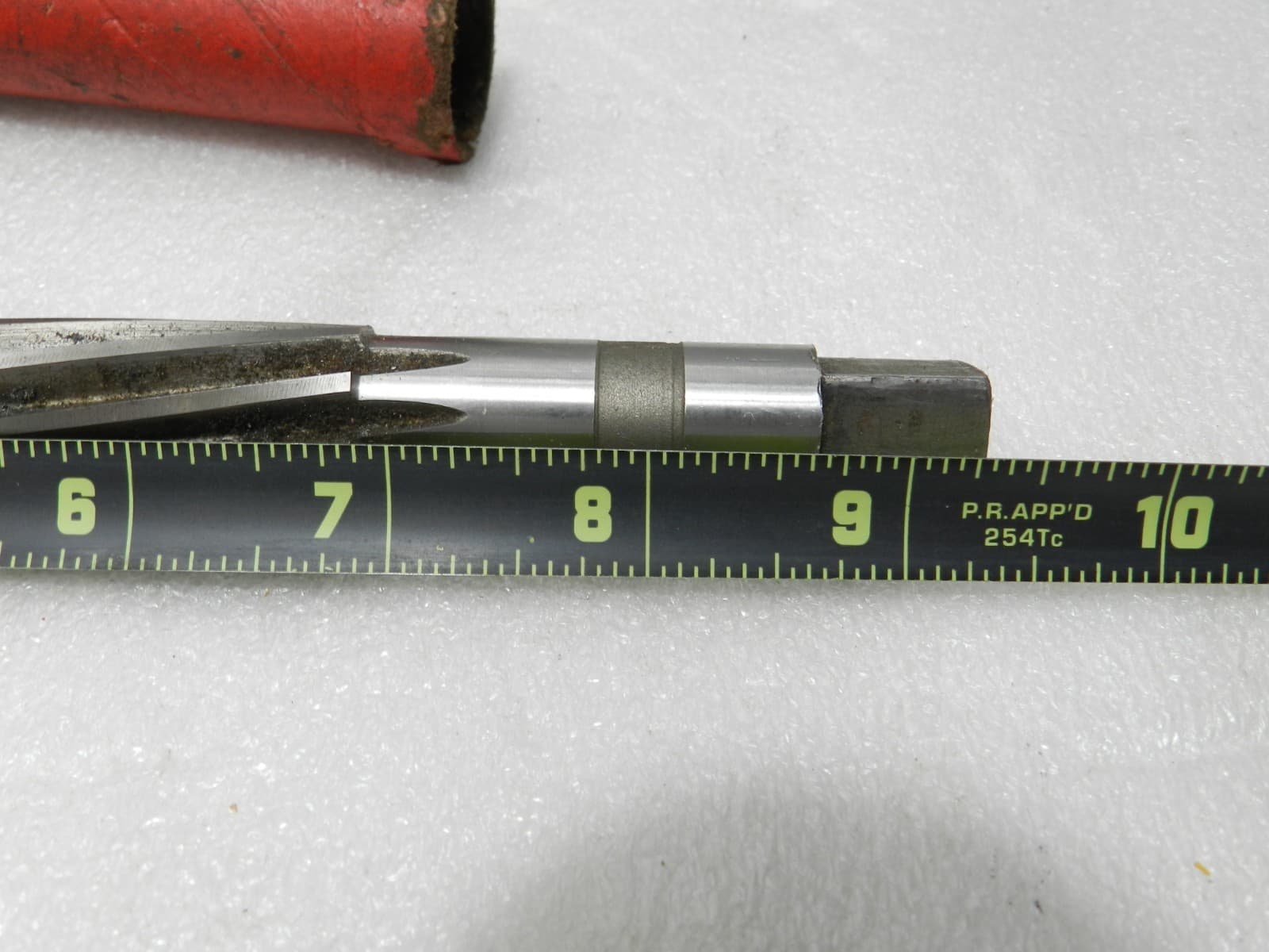 CLEVELAND No.10 Spiral Fluke TAPER PIN REAMER 5/8 Shank No659 Square Shank C36JJ - Thumbnail 2