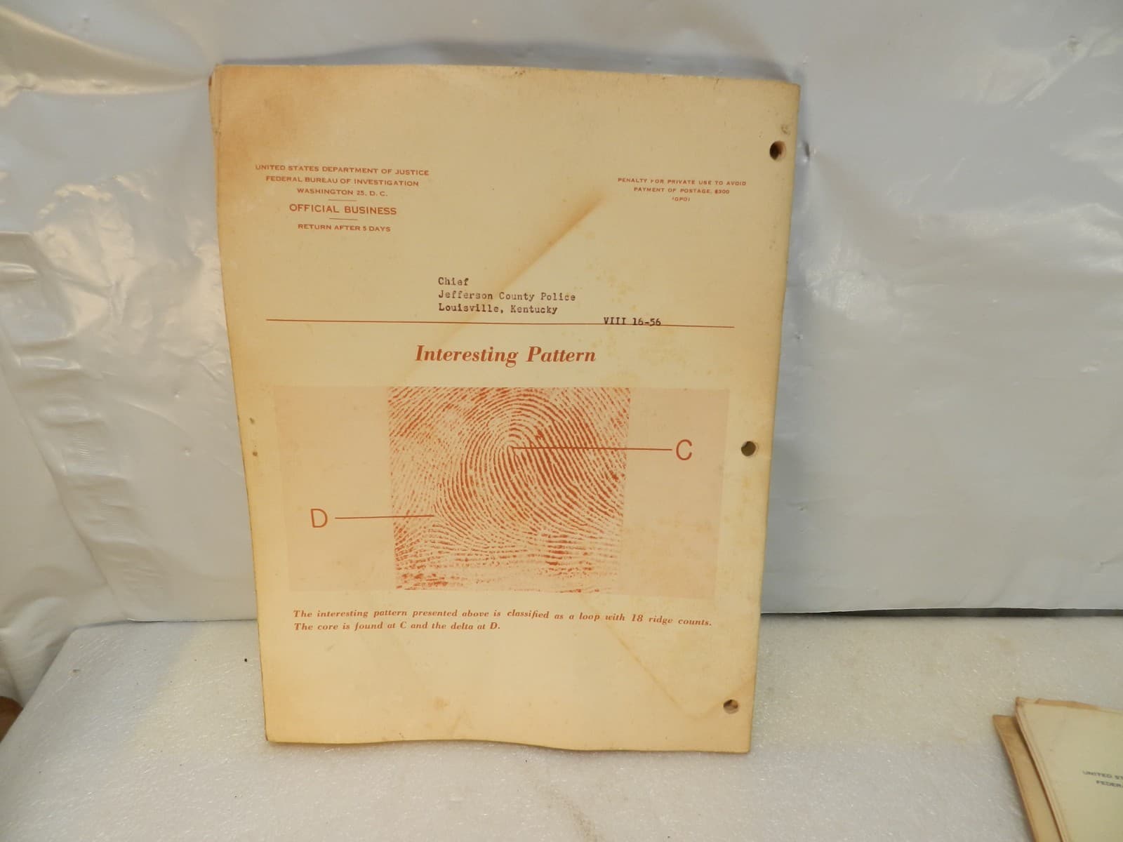 6 FBI Law Enforcement Bulletin 1958 Hoover Director (Y15JJ) - Thumbnail 18