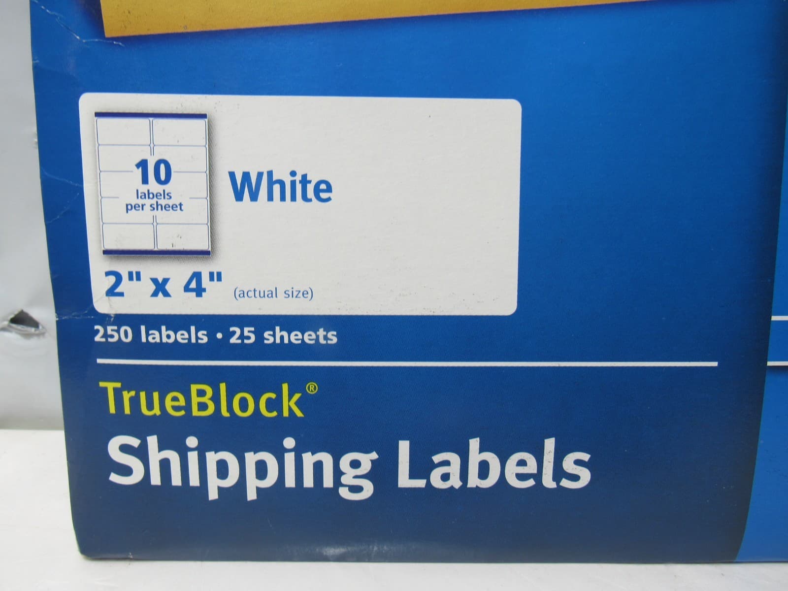 Avery Shipping Labels TrueBlock Technology Inkjet 2 x 4 White 250/Pack 8163 (S22 - Thumbnail 3
