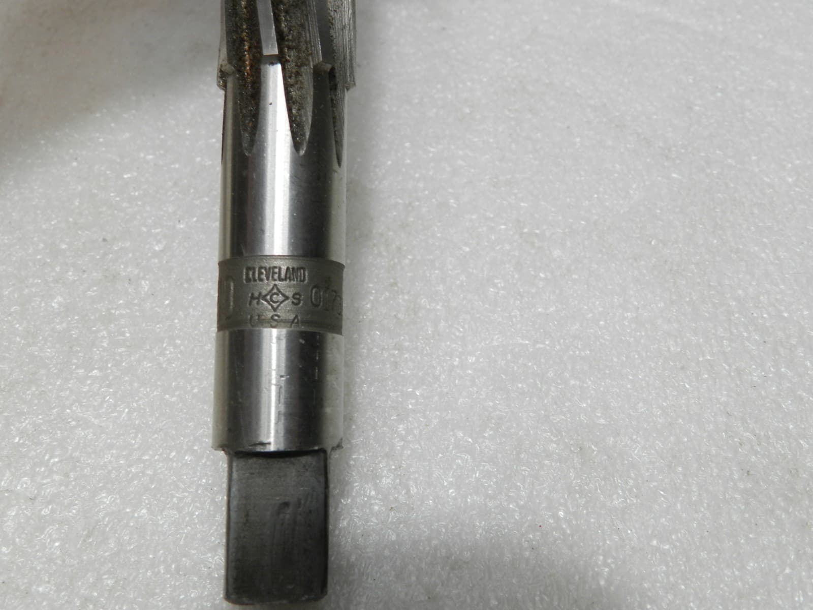 CLEVELAND No.10 Spiral Fluke TAPER PIN REAMER 5/8 Shank No659 Square Shank C36JJ - Thumbnail 3