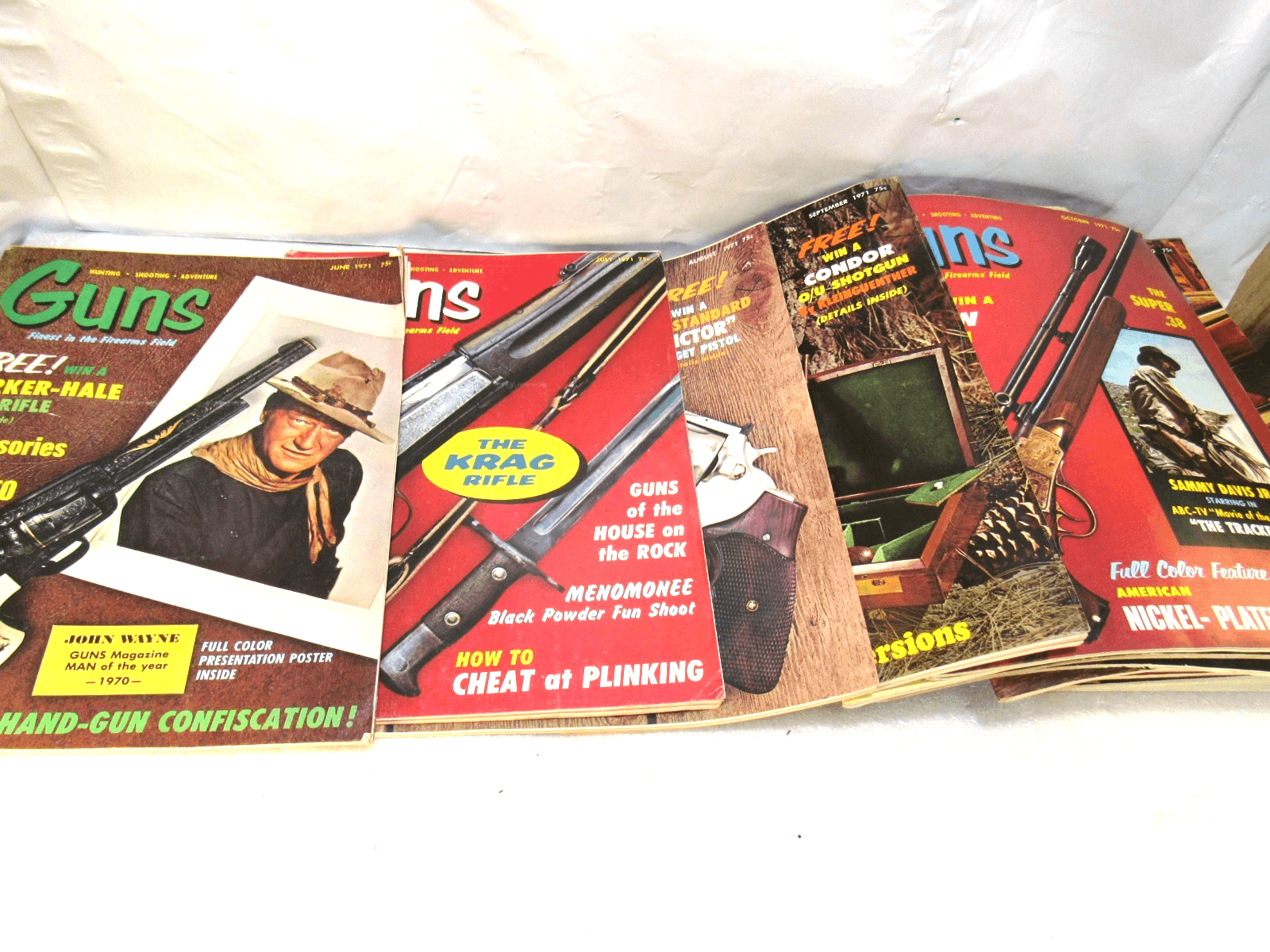 VTG Guns Magazine Lot of 44 - Handguns, Rifles, Combat Guns 60's 70's Y10JJ - Thumbnail 10