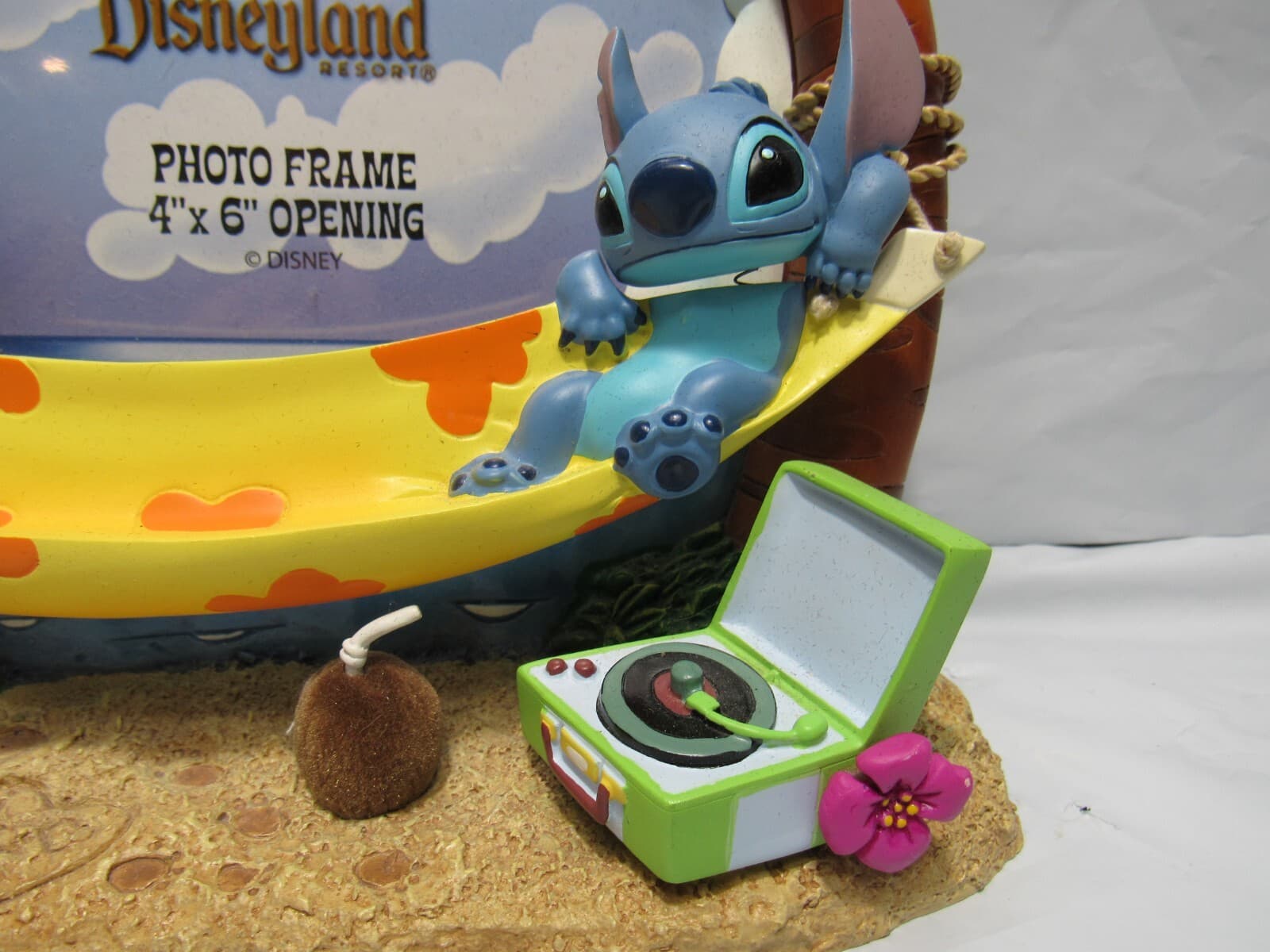 RARE Disney Lilo & Stitch 3D Bobble Head Hammock Photo Pic Frame 4" x 6" (M36M) - Thumbnail 2